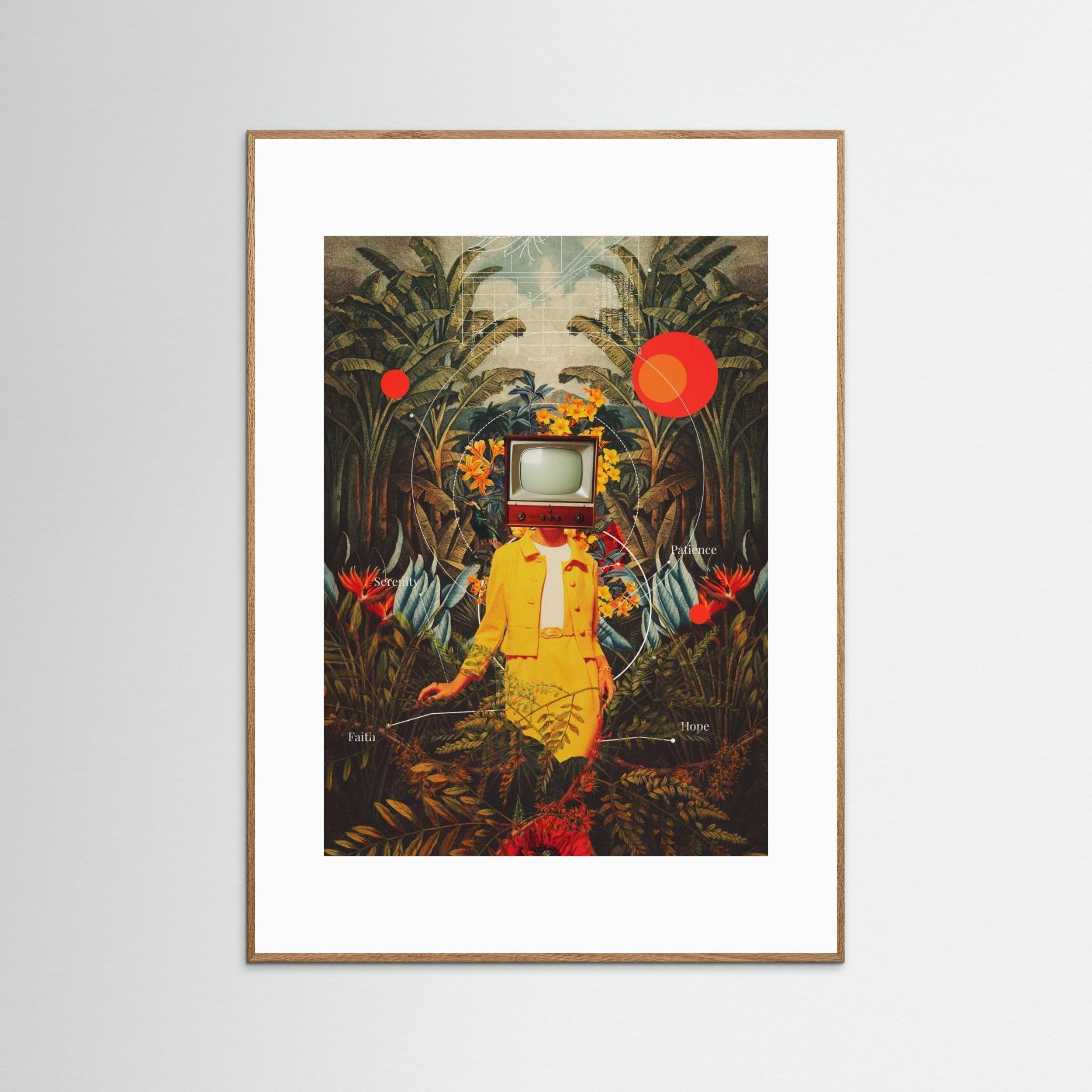 She Came From the Wilderness by Frank Moth - Fine Art Paper Print - dreamtprint.art - 14 x 21 cm / 5 x 8″ (A5)