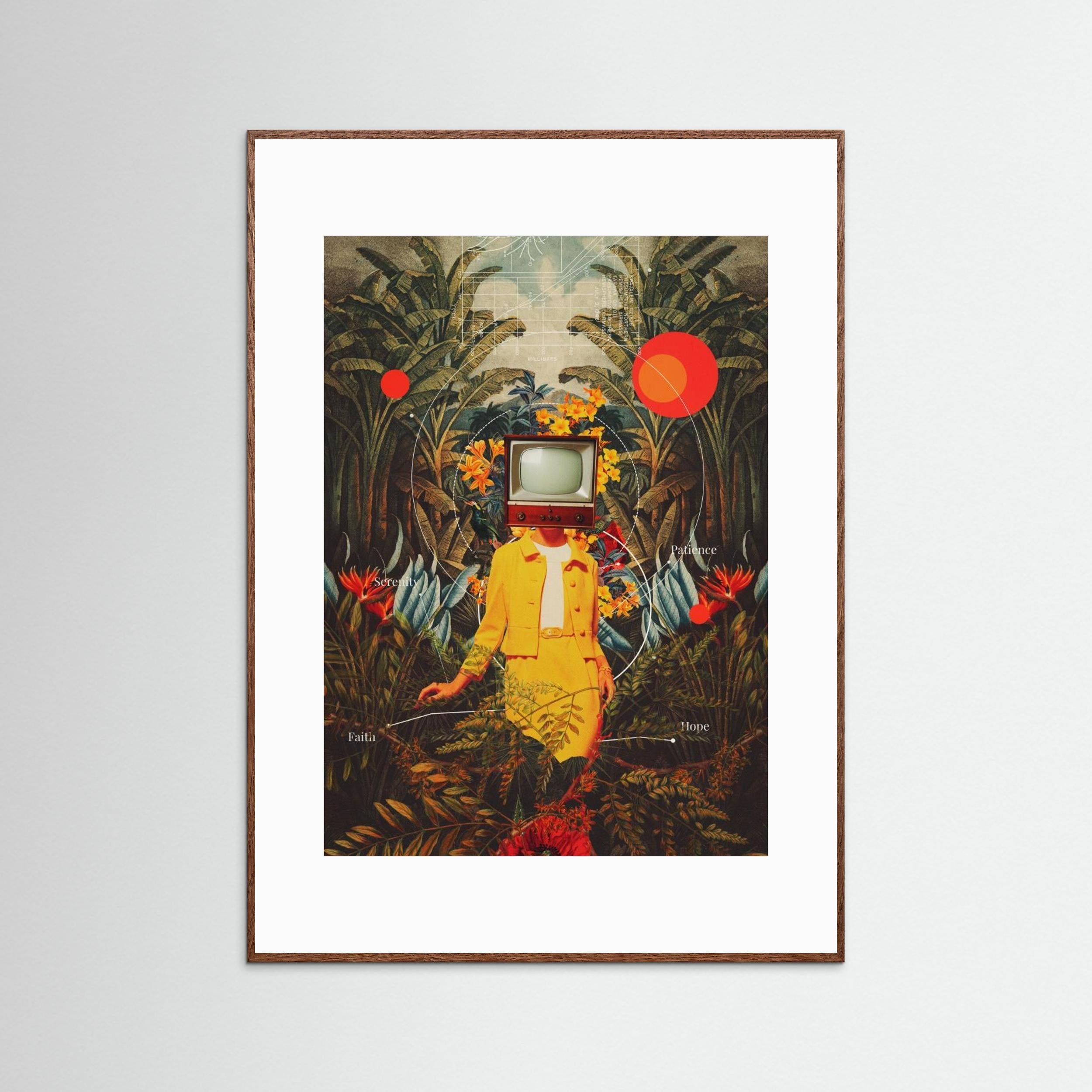 She Came From the Wilderness by Frank Moth - Fine Art Paper Print - dreamtprint.art - 14 x 21 cm / 5 x 8″ (A5)