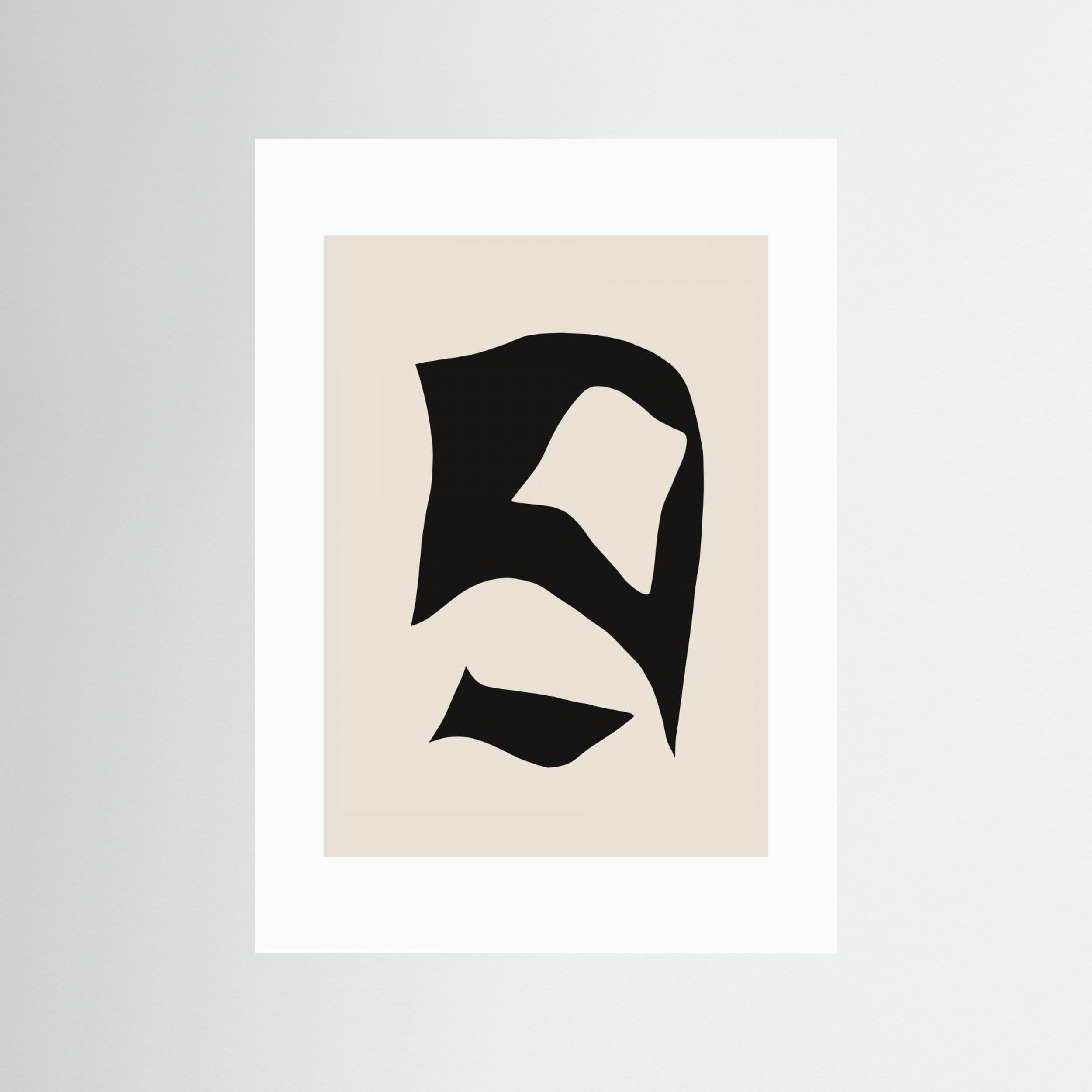 Distorted Black Cut Out by Little Dean