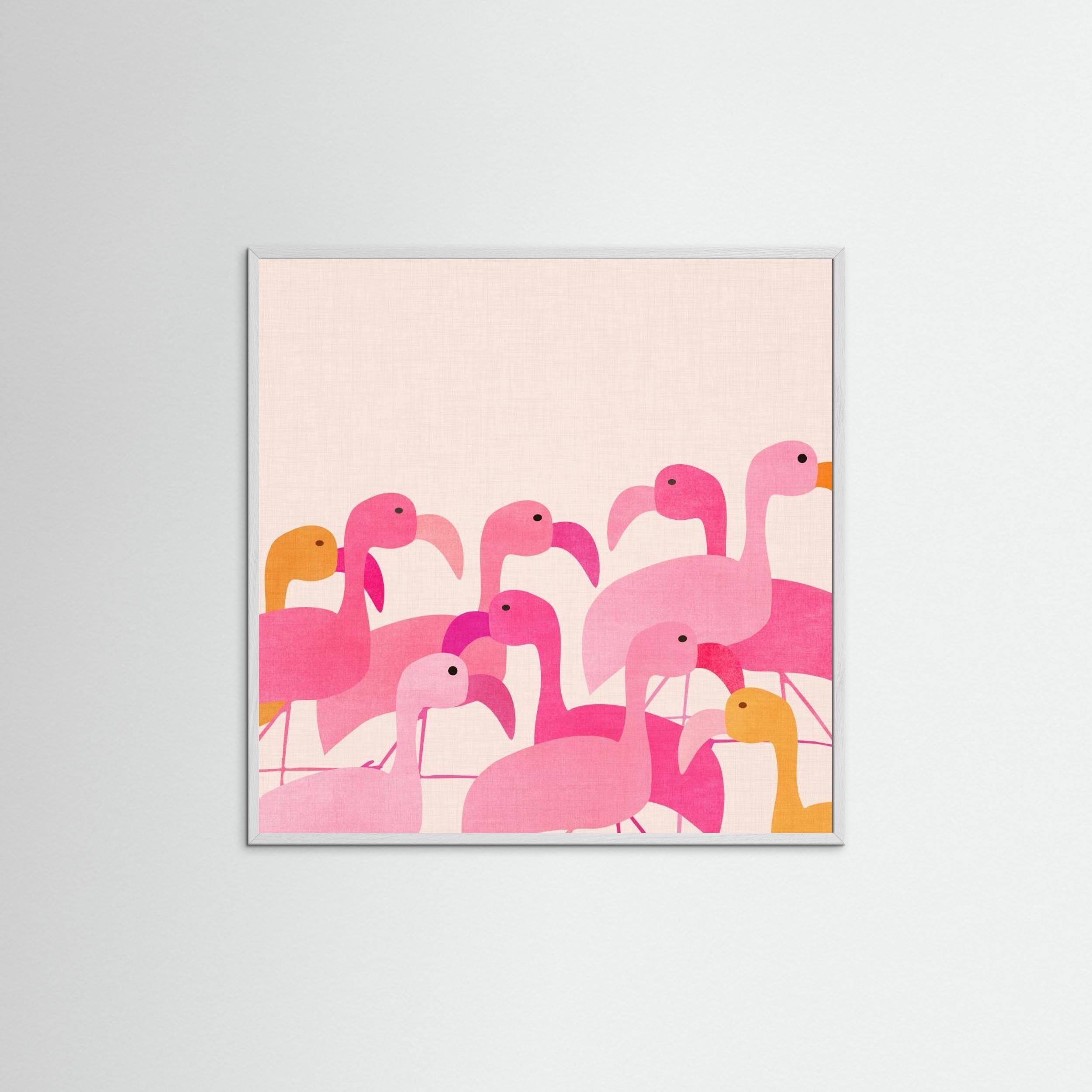 Flamingos by Kristian Gallagher