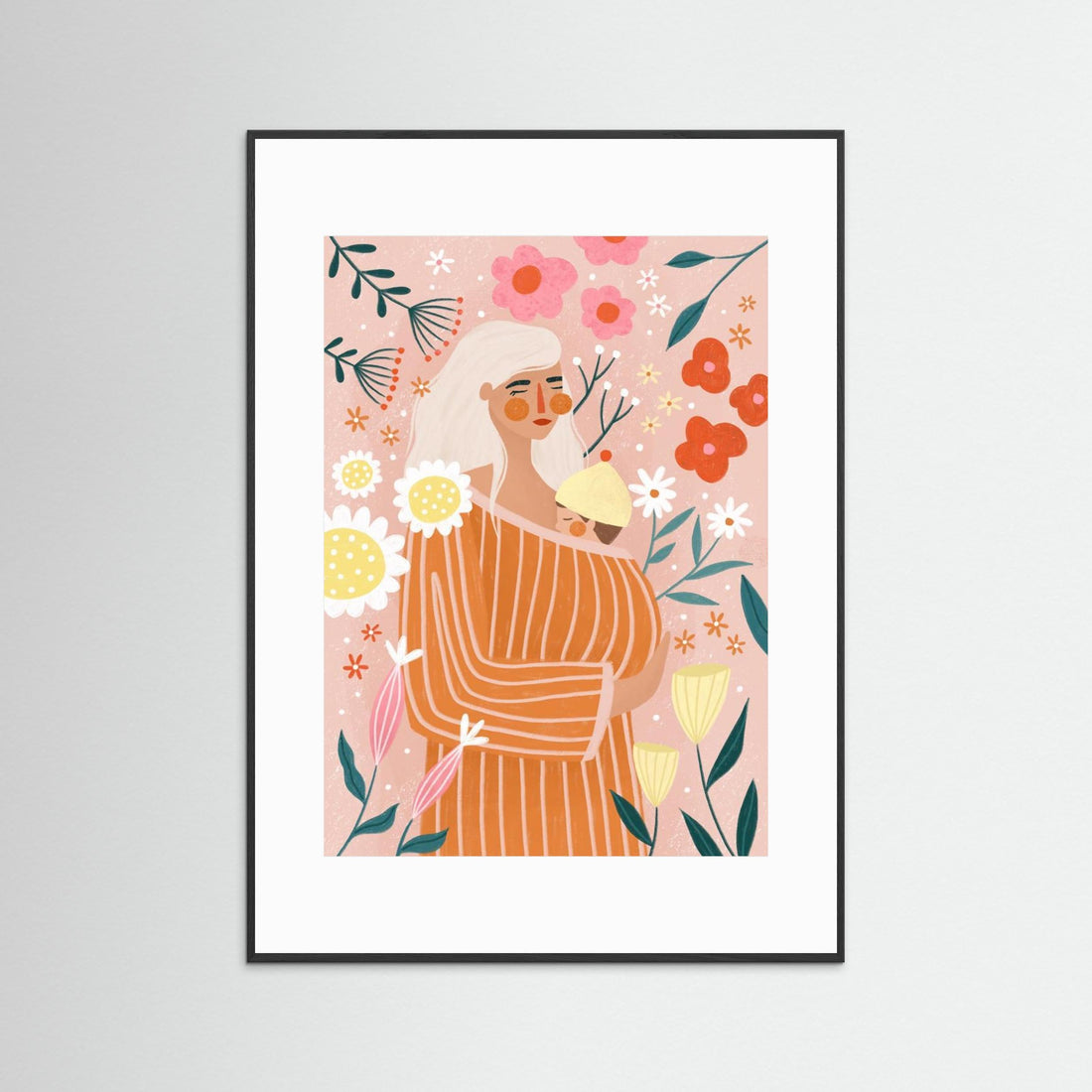 Spring Mum by Bea Müller - Fine Art Paper Print - dreamtprint.art - 14 x 21 cm / 5 x 8″ (A5)