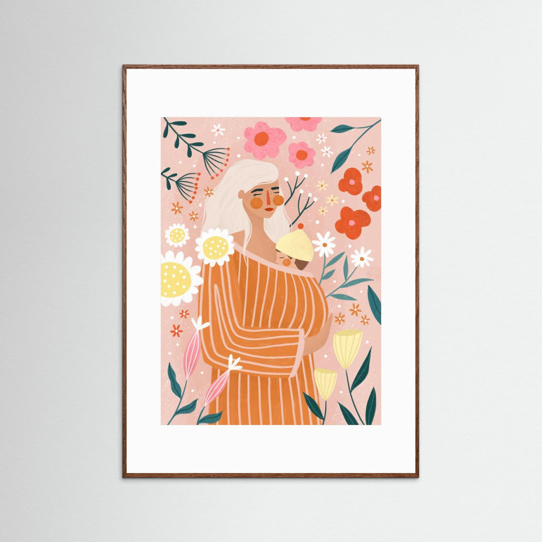 Spring Mum by Bea Müller - Fine Art Paper Print - dreamtprint.art - 14 x 21 cm / 5 x 8″ (A5)