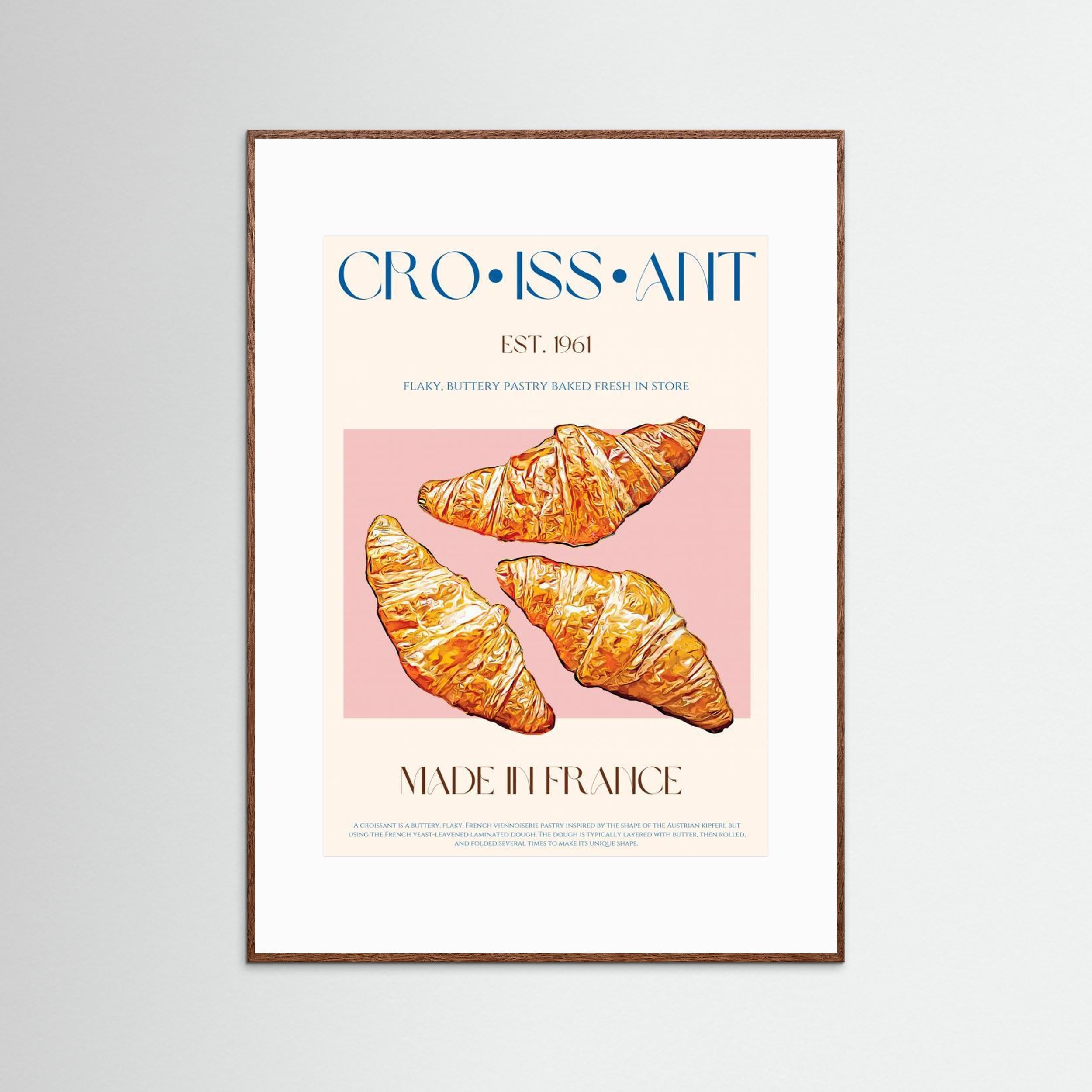 Croissant Print by Nazma Khokhar