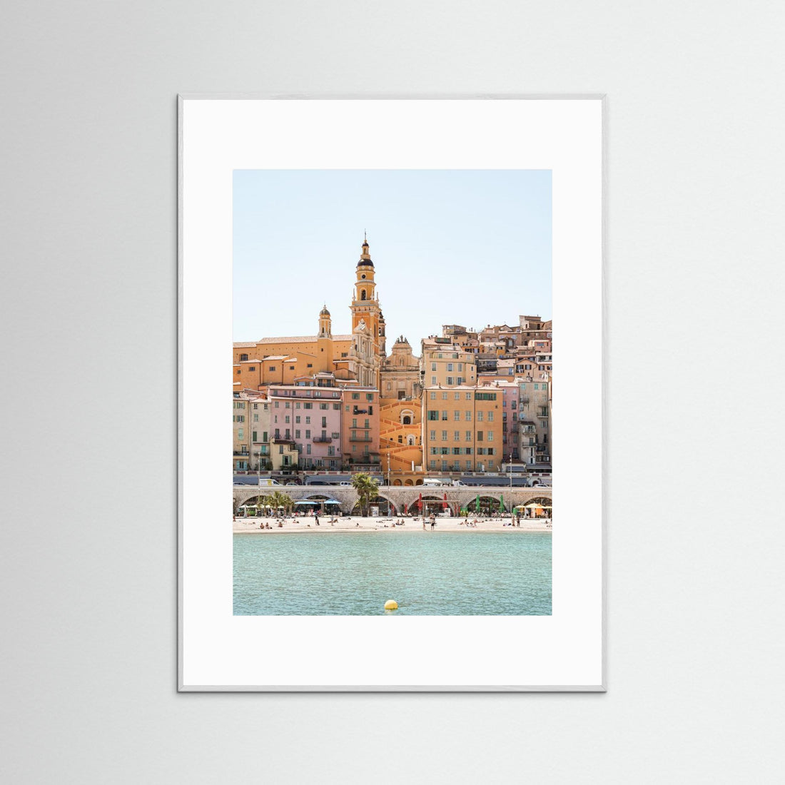 Skyline of Menton by Henrike Schenk