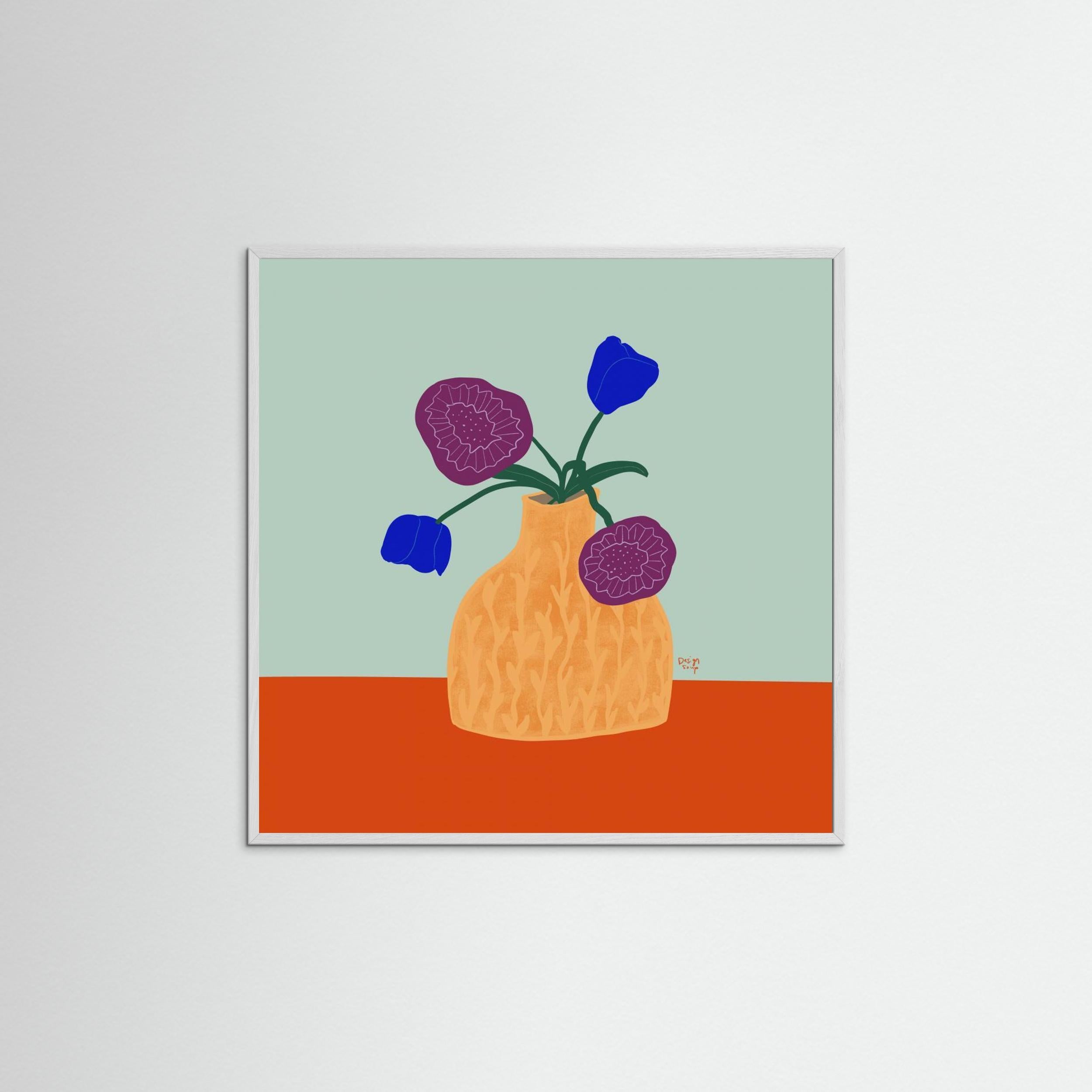 Potted Florals by Alix Campbell