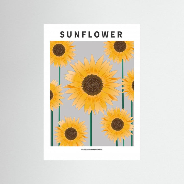 Sunflower - National flower och Ukraine by Paperago