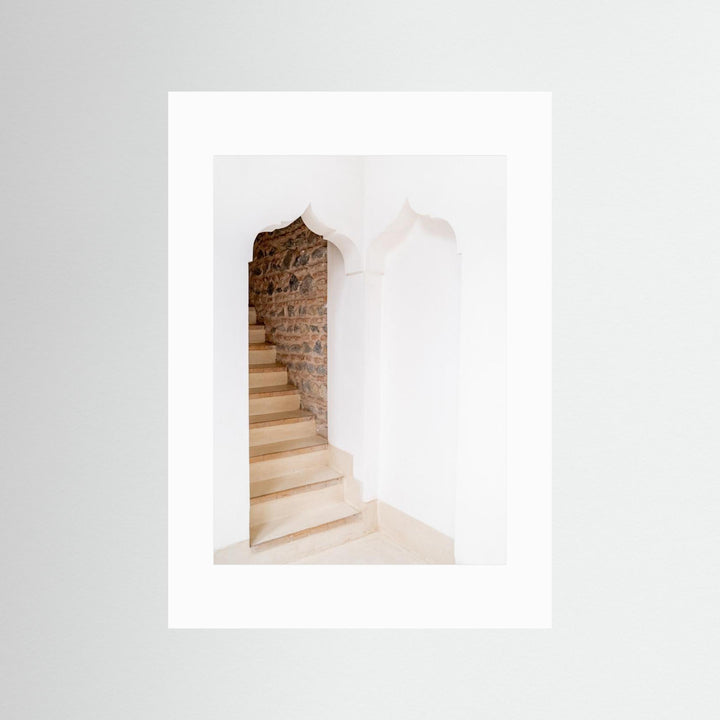 Arch Stairway In Riad In Marrakech   Ibiza Boho Travel Photography 1 by Henrike Schenk