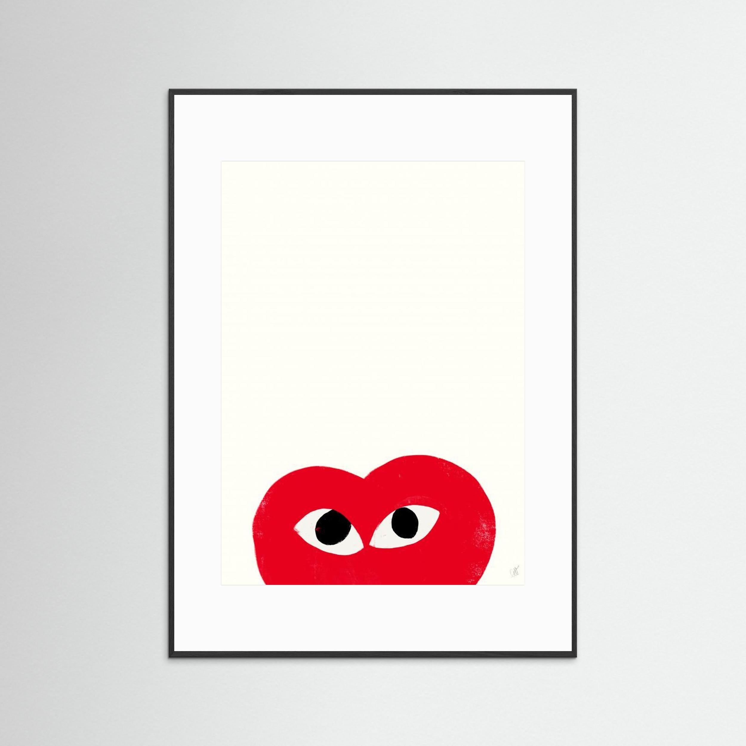 Red heart by Anne Marie Volfova