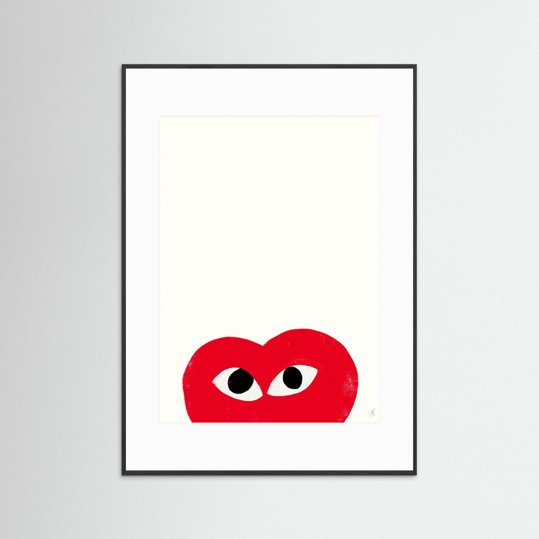 Red heart by Anne Marie Volfova