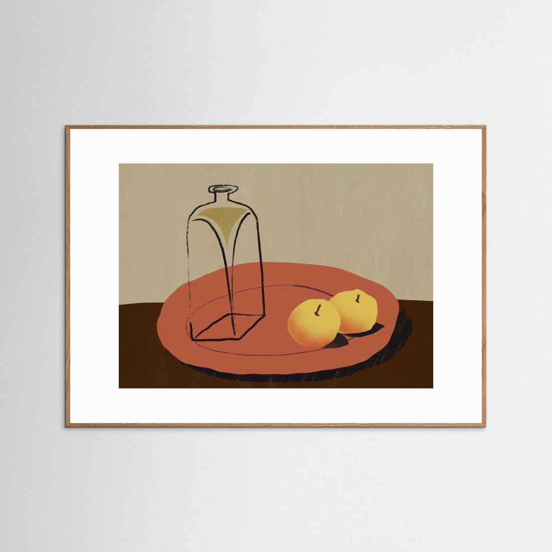 Jar and apple by Little Dean
