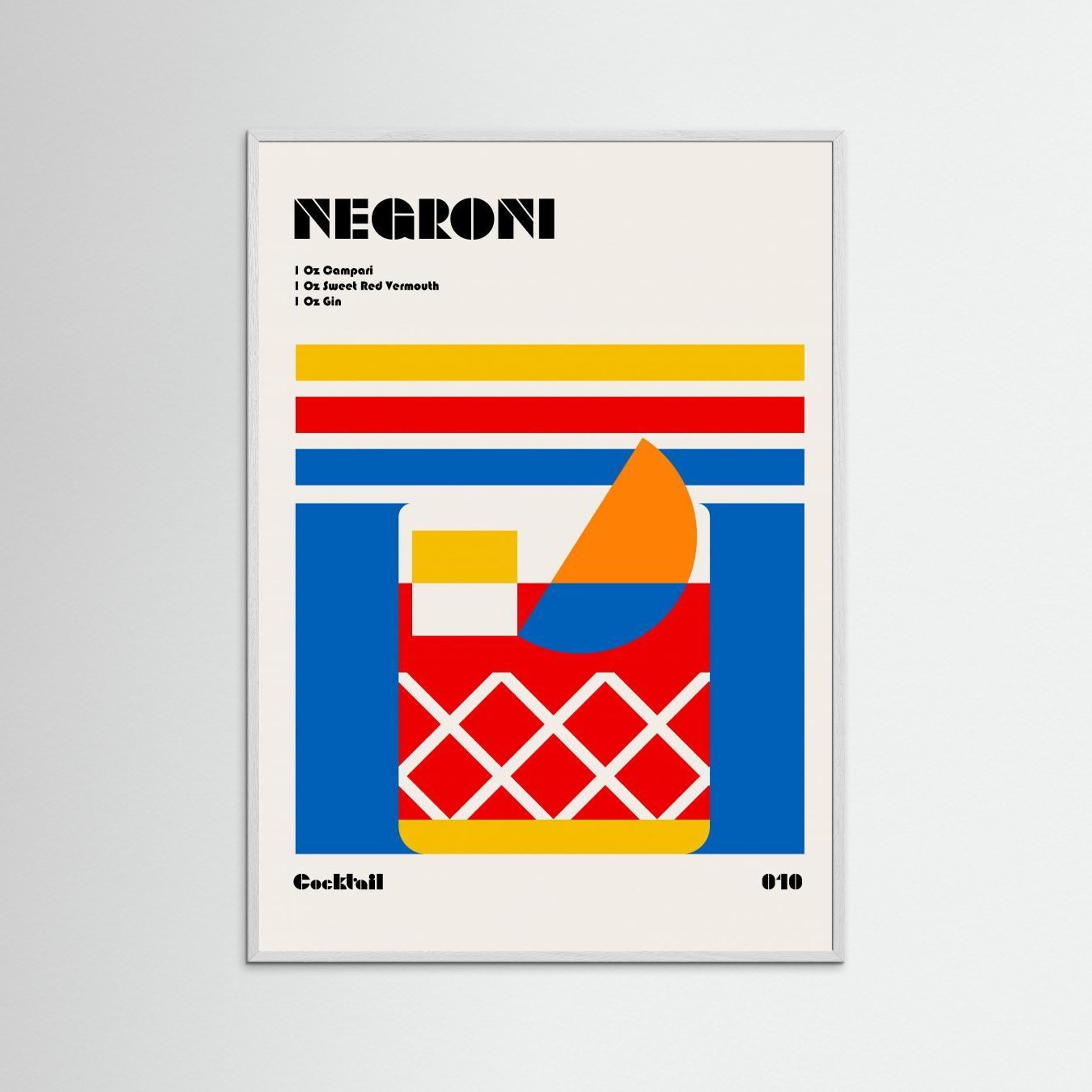 Negroni Bauhaus Cocktail by Retrodrome
