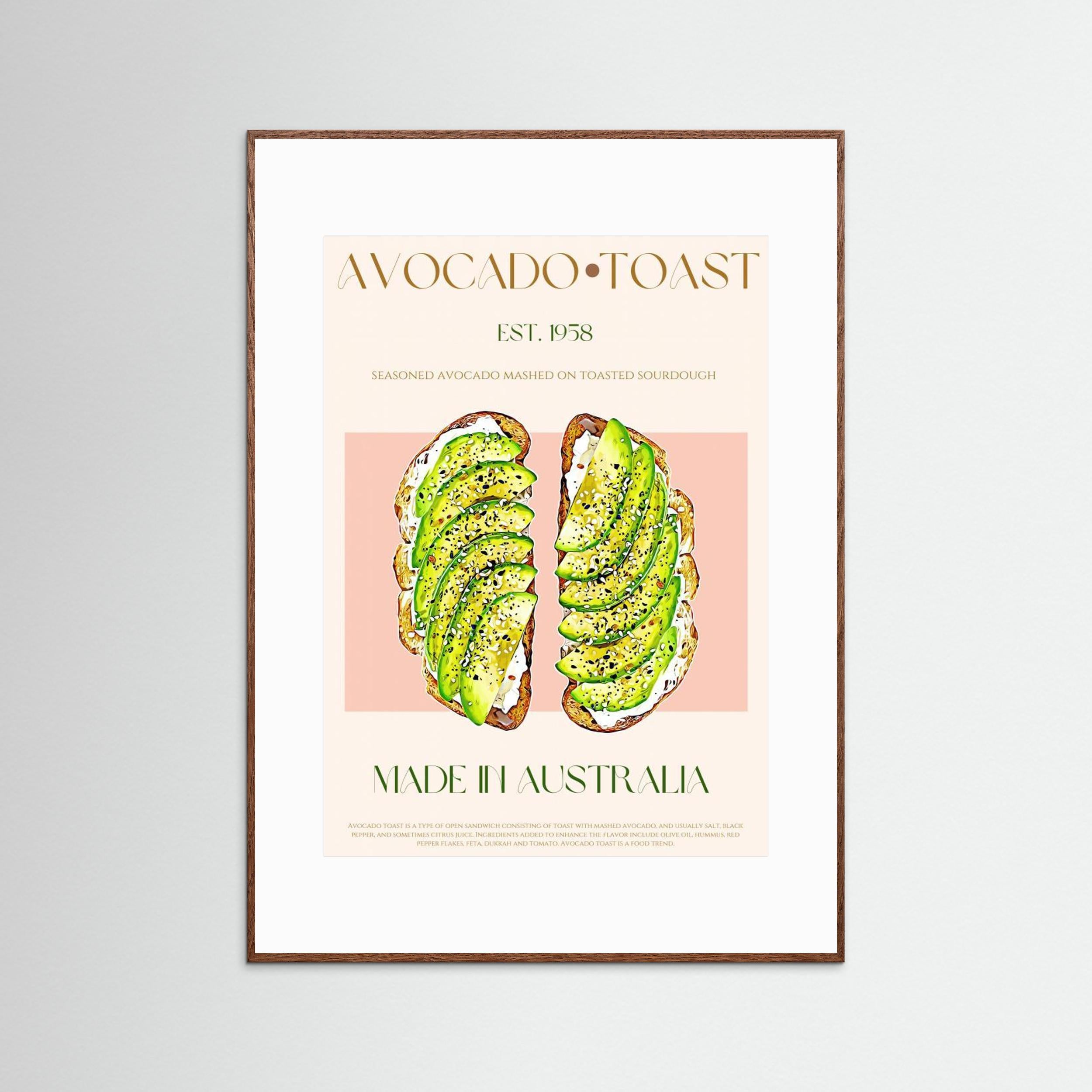 23ratioavocadotoastprint by Nazma Khokhar