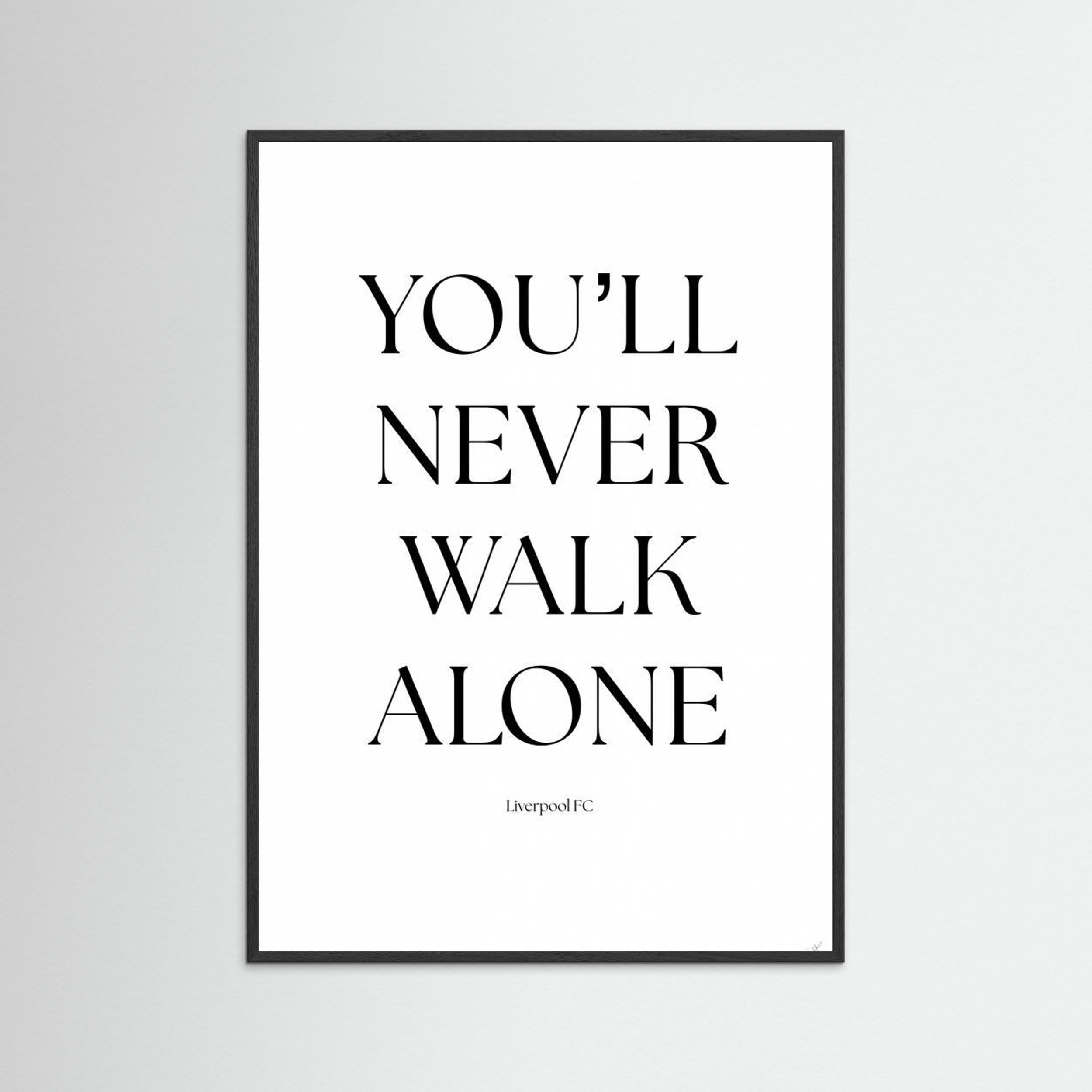 You will never walk alone by Anne Marie Volfova