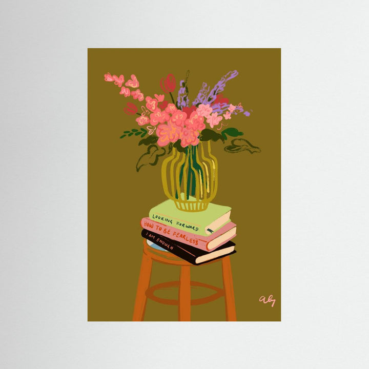 Floral Vase by Arty Guava