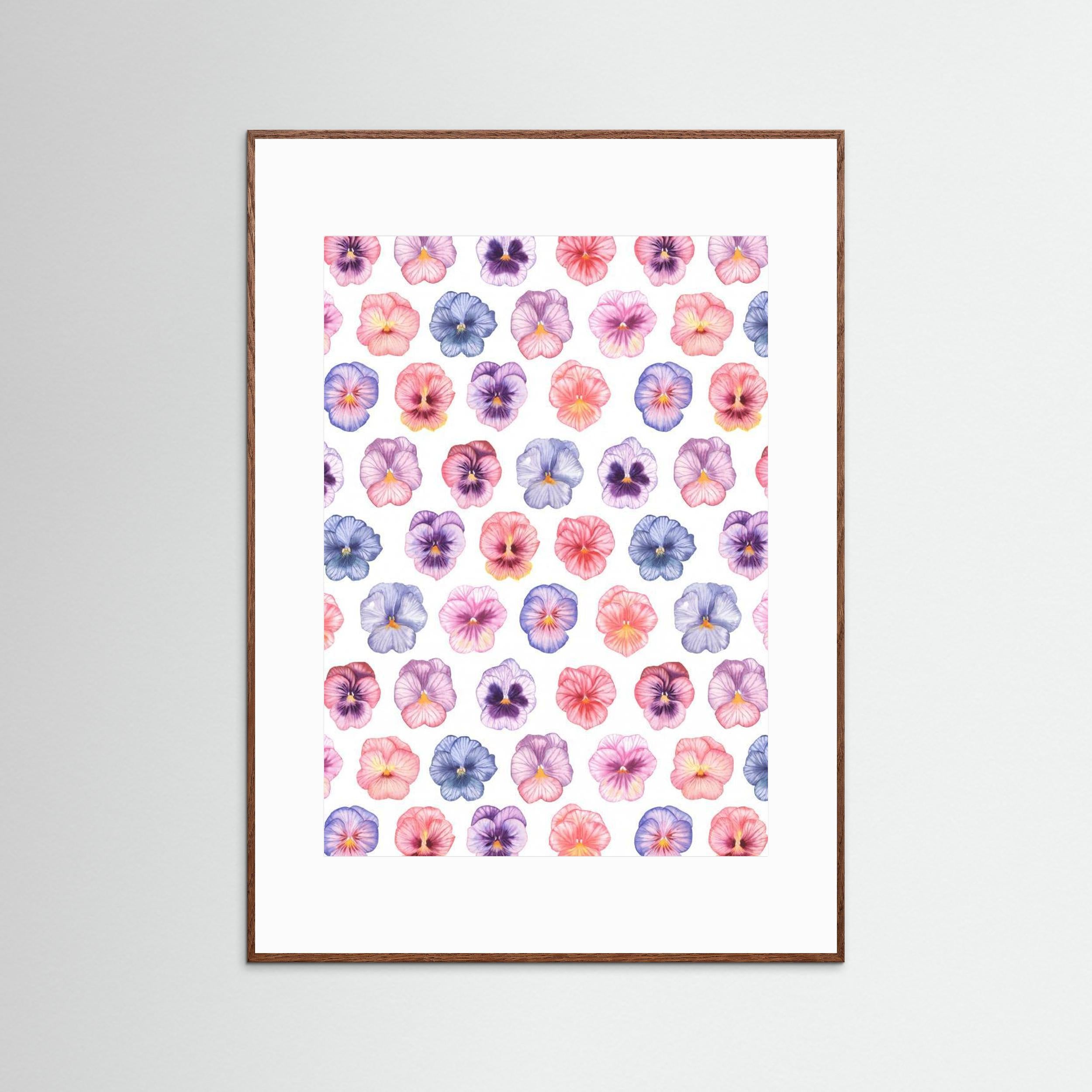 Pansy pattern by Linda Sitniece