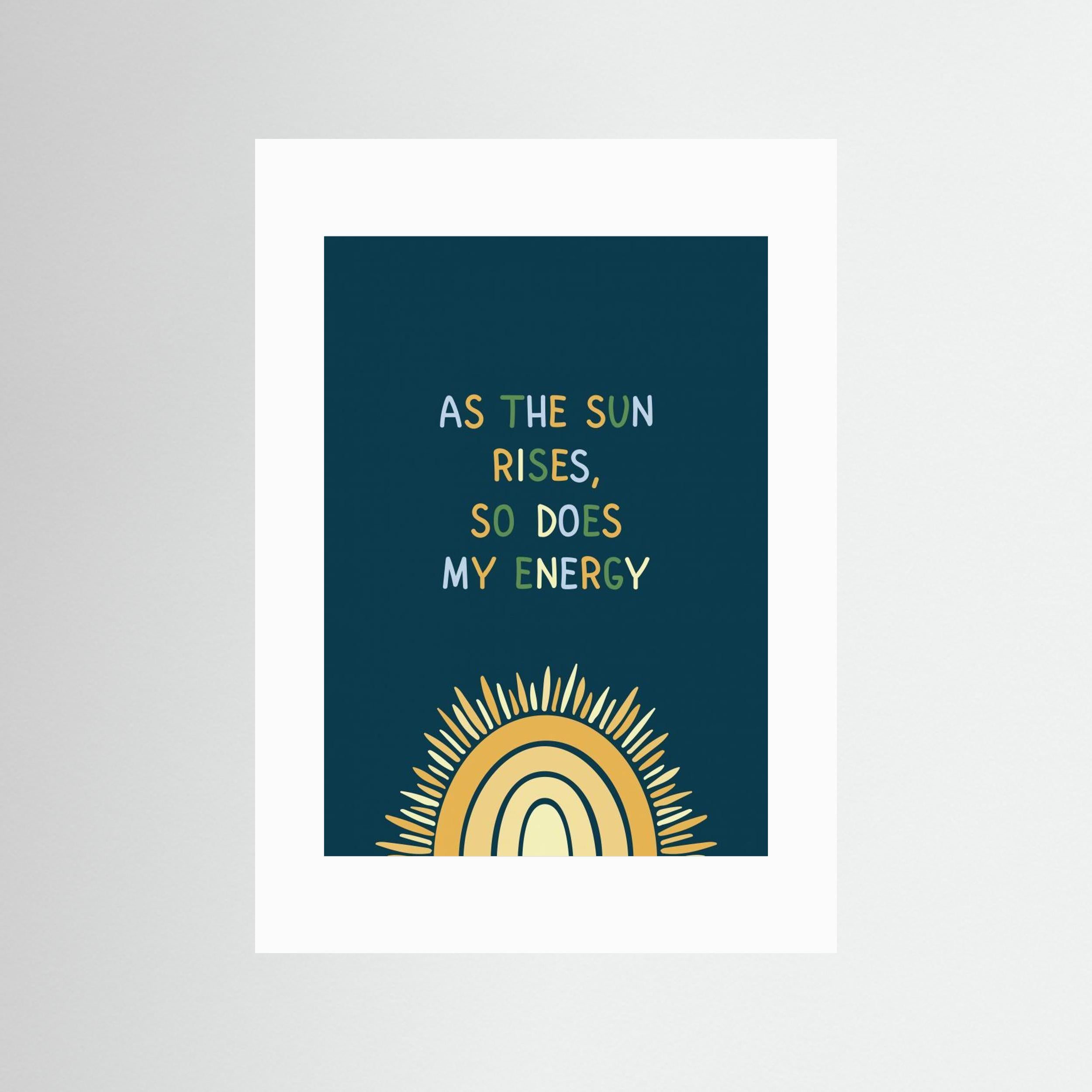 What a Wonderful World - Affirmation Poster 03 by Olena Kovalova