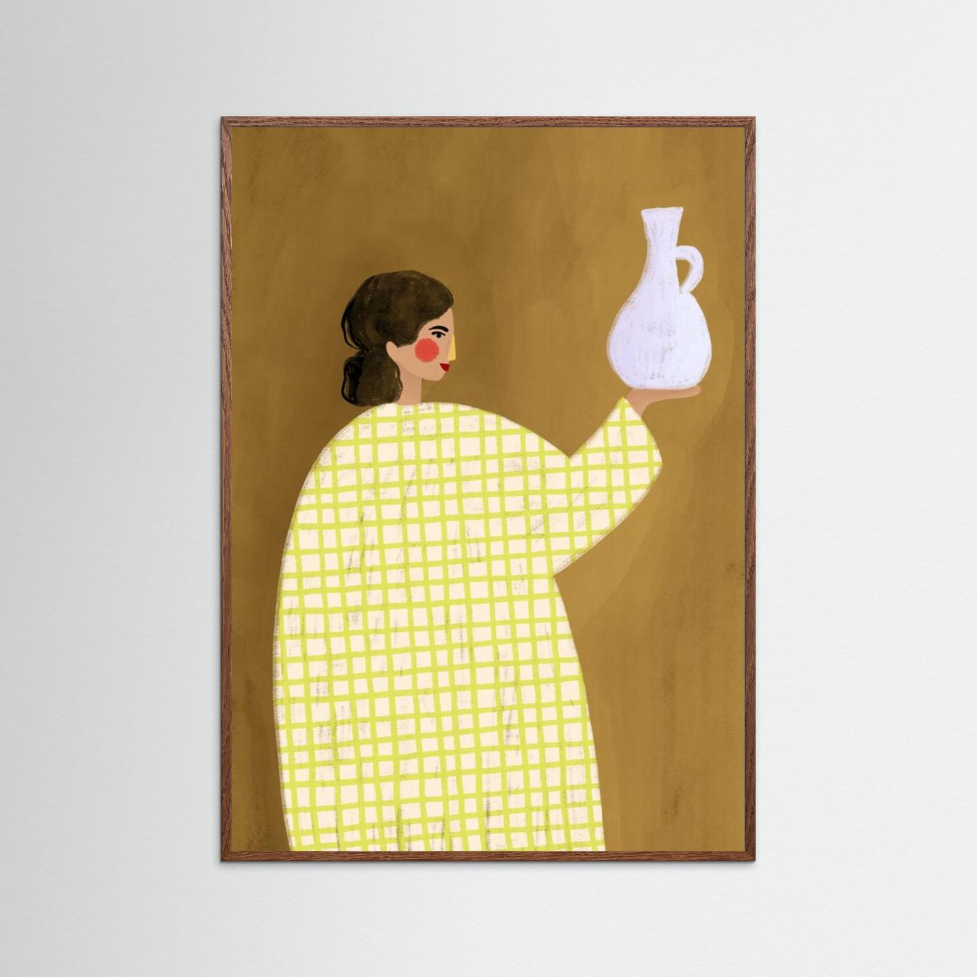 The Woman With Vase by Bea Müller