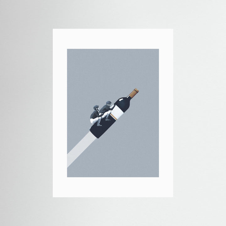 We ride until dawn by Maarten Léon - Fine Art Paper Print - dreamtprint.art - 14 x 21 cm / 5 x 8″ (A5)