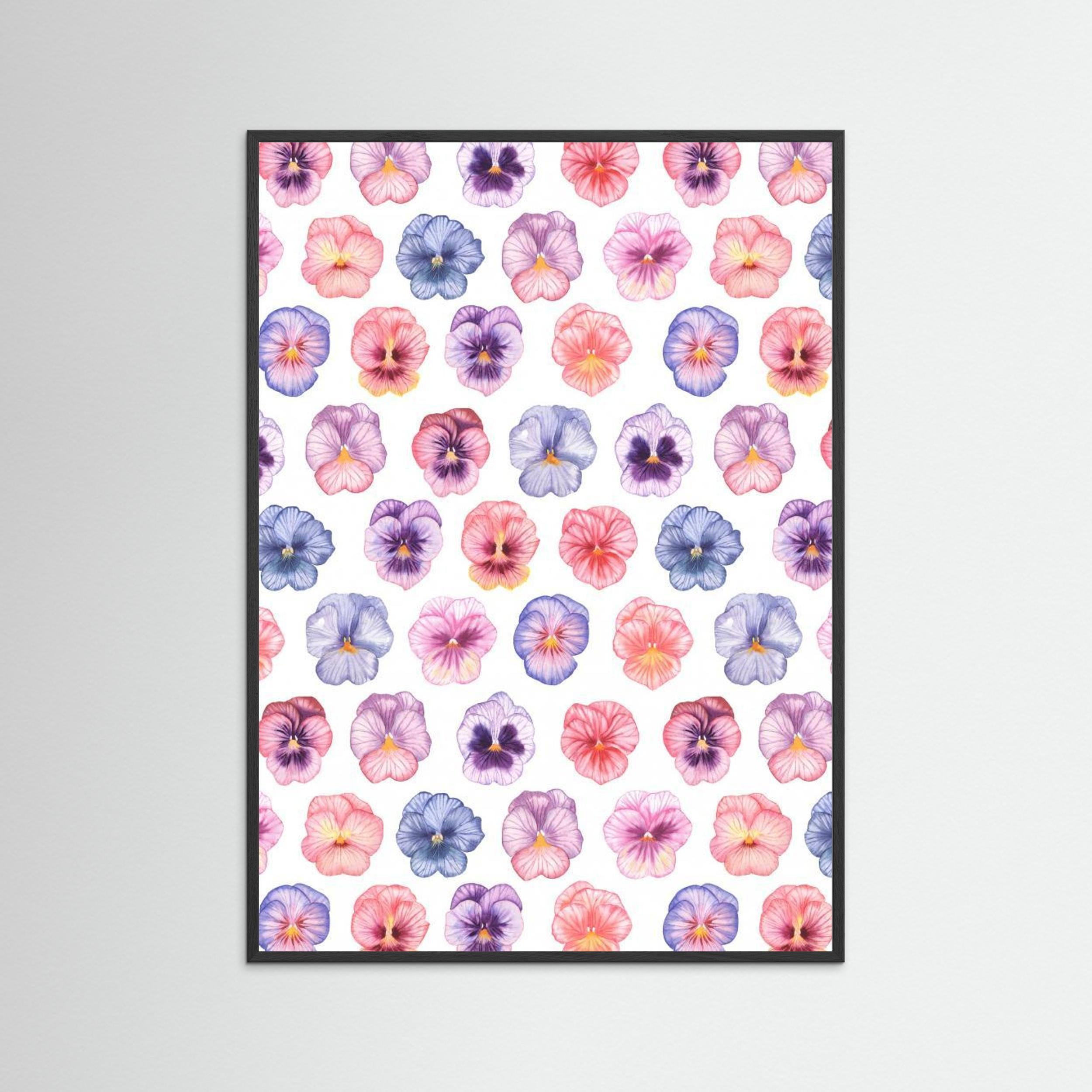 Pansy pattern by Linda Sitniece