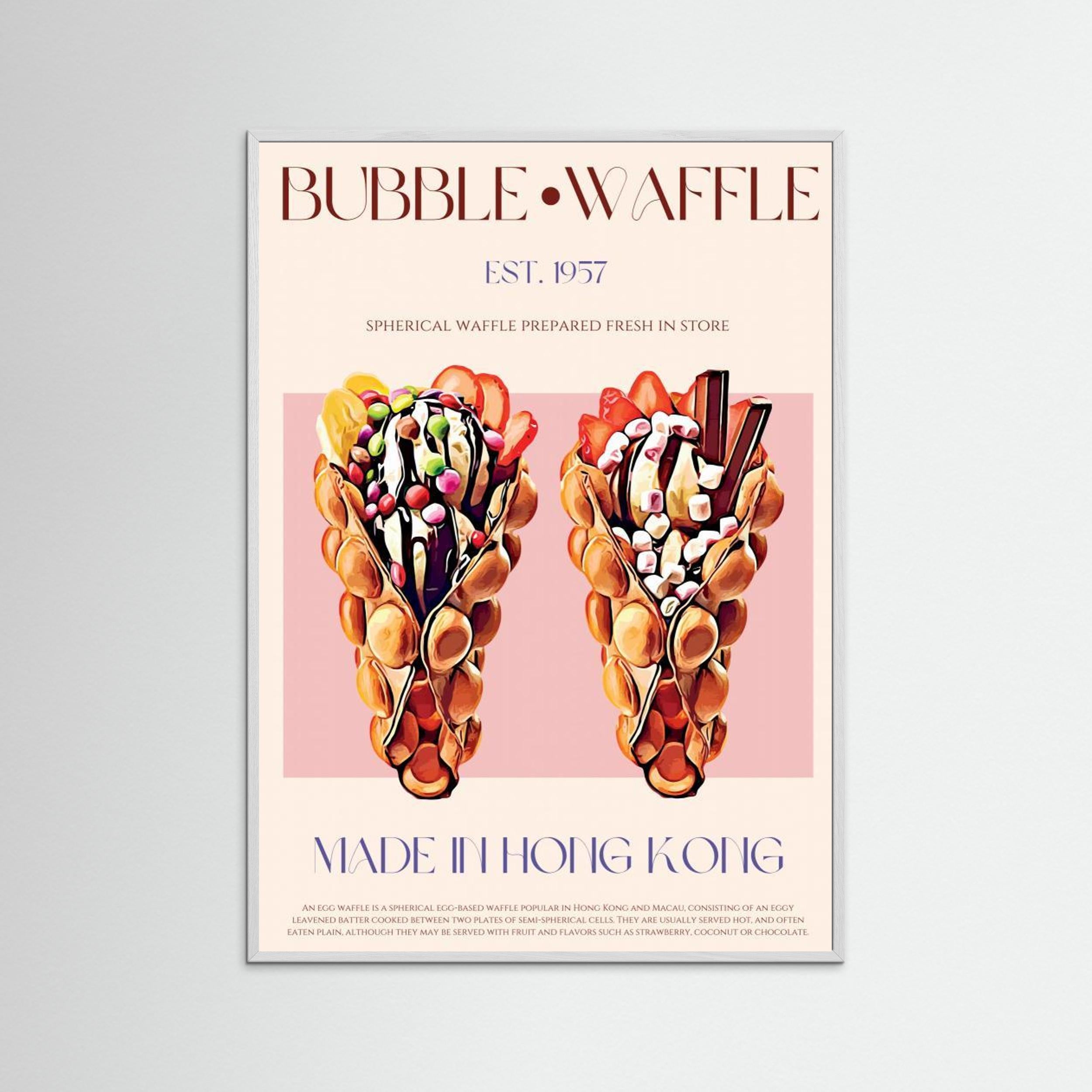 23ratiobubblewaffleprint by Nazma Khokhar