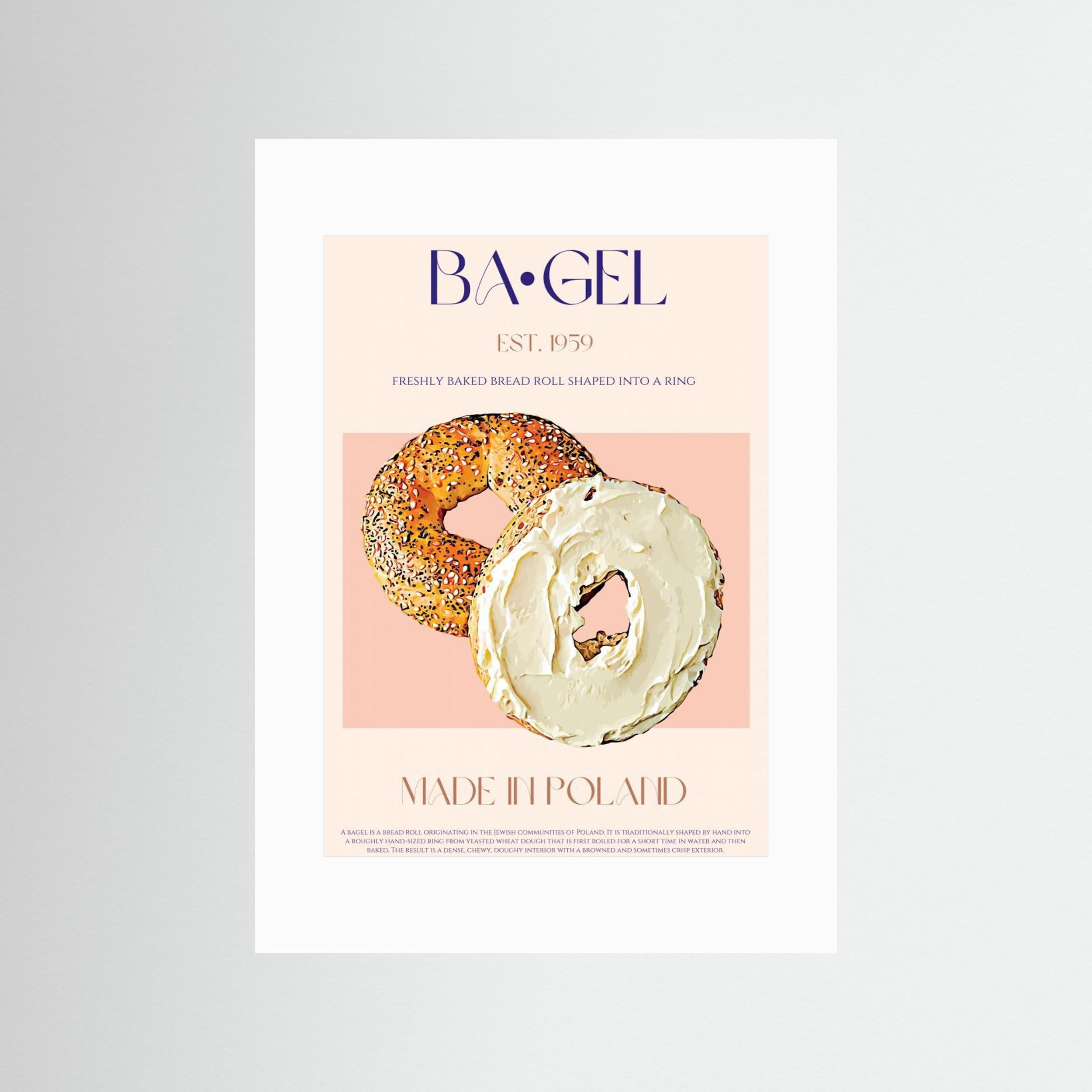 23ratiobagelprint by Nazma Khokhar