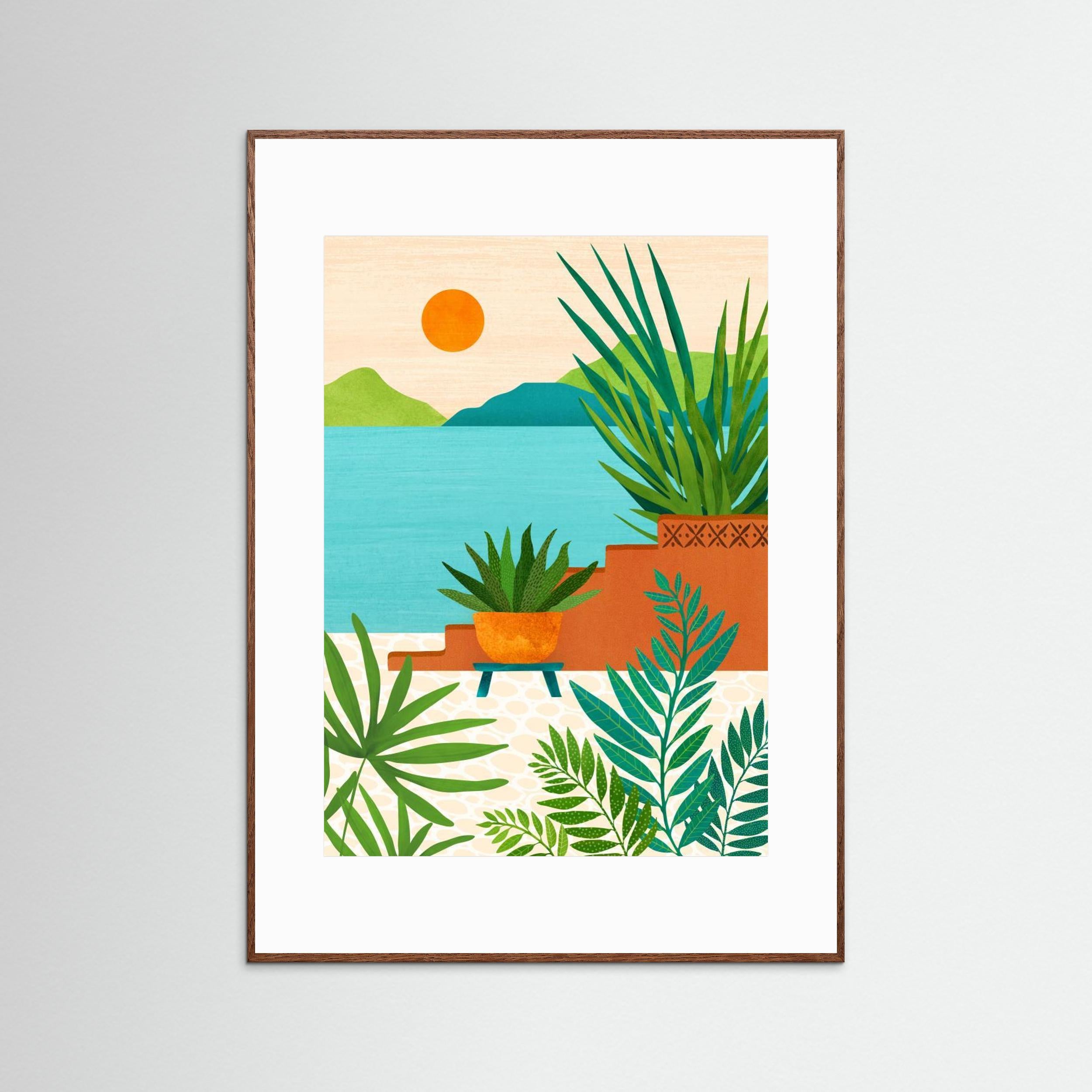 Bali Coast Sunset by Kristian Gallagher