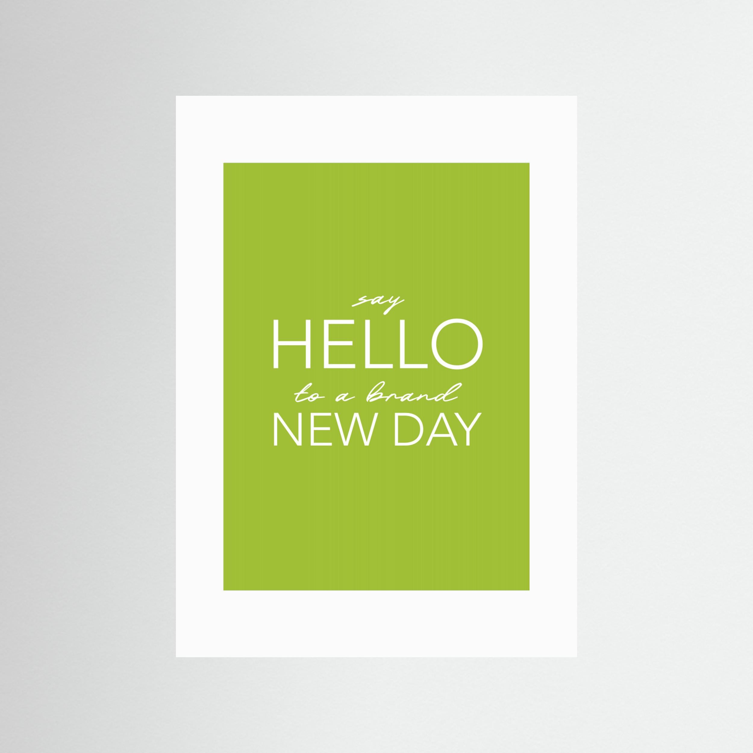 Say Hello To a Brand New Day by Andreas Magnusson