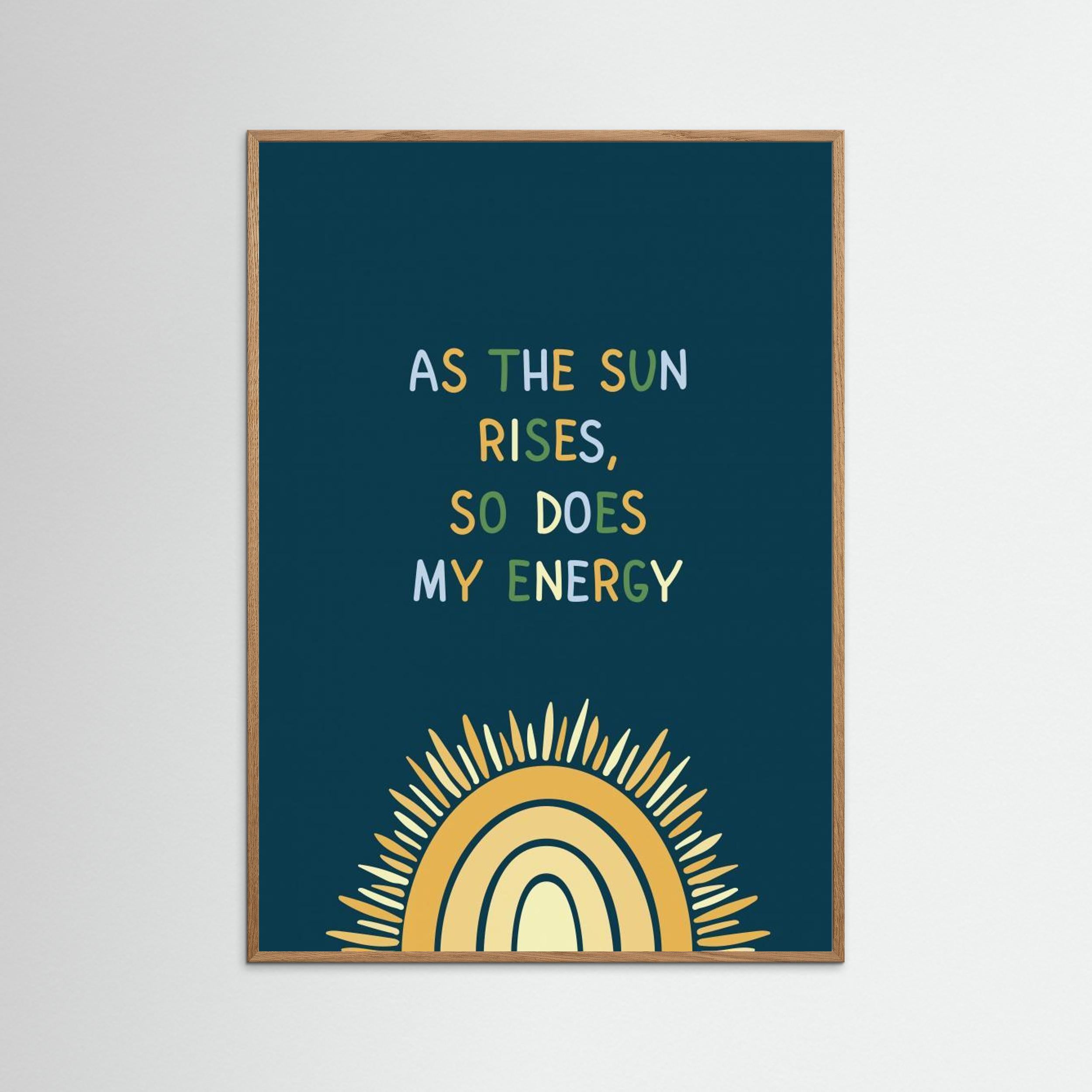 What a Wonderful World - Affirmation Poster 03 by Olena Kovalova