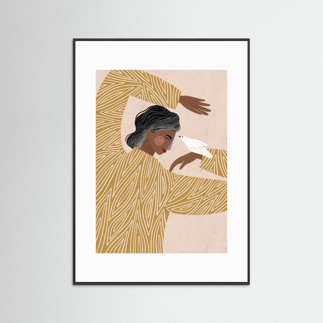 The Woman With He Bird by Bea Müller