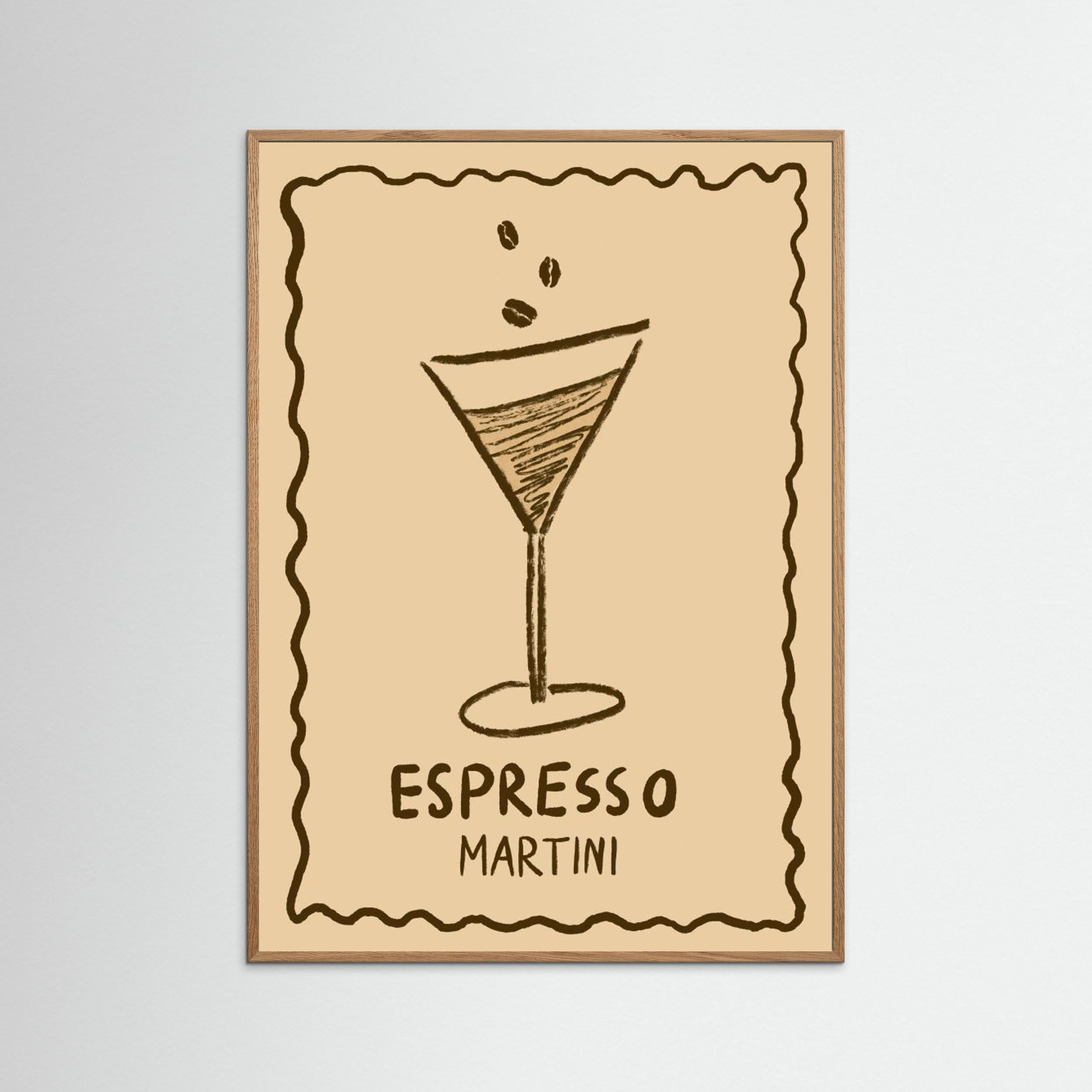 Poster Espresso Martini Up by Studio Dolci