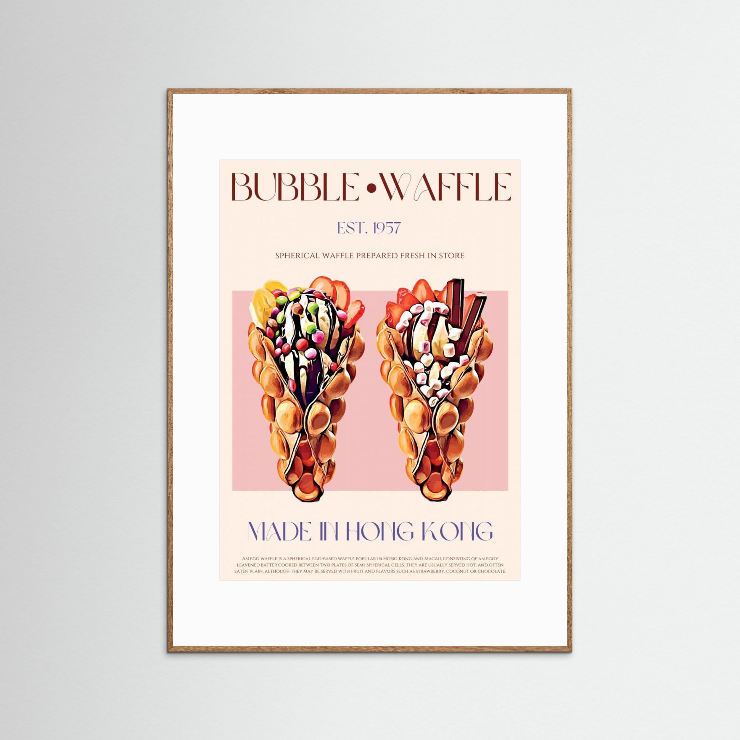 23ratiobubblewaffleprint by Nazma Khokhar