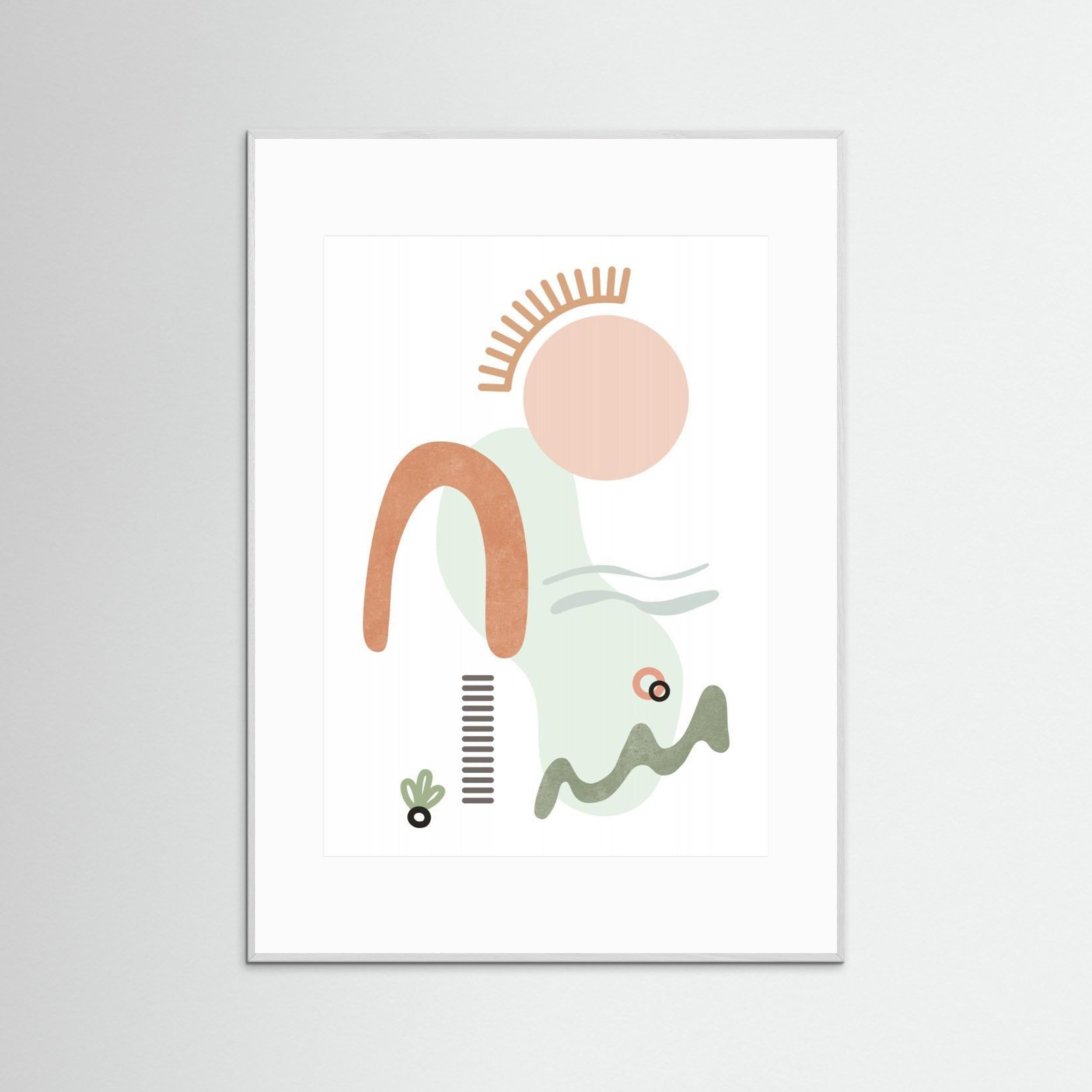 Tropical Villa Color and Shapes 20 by Amini54