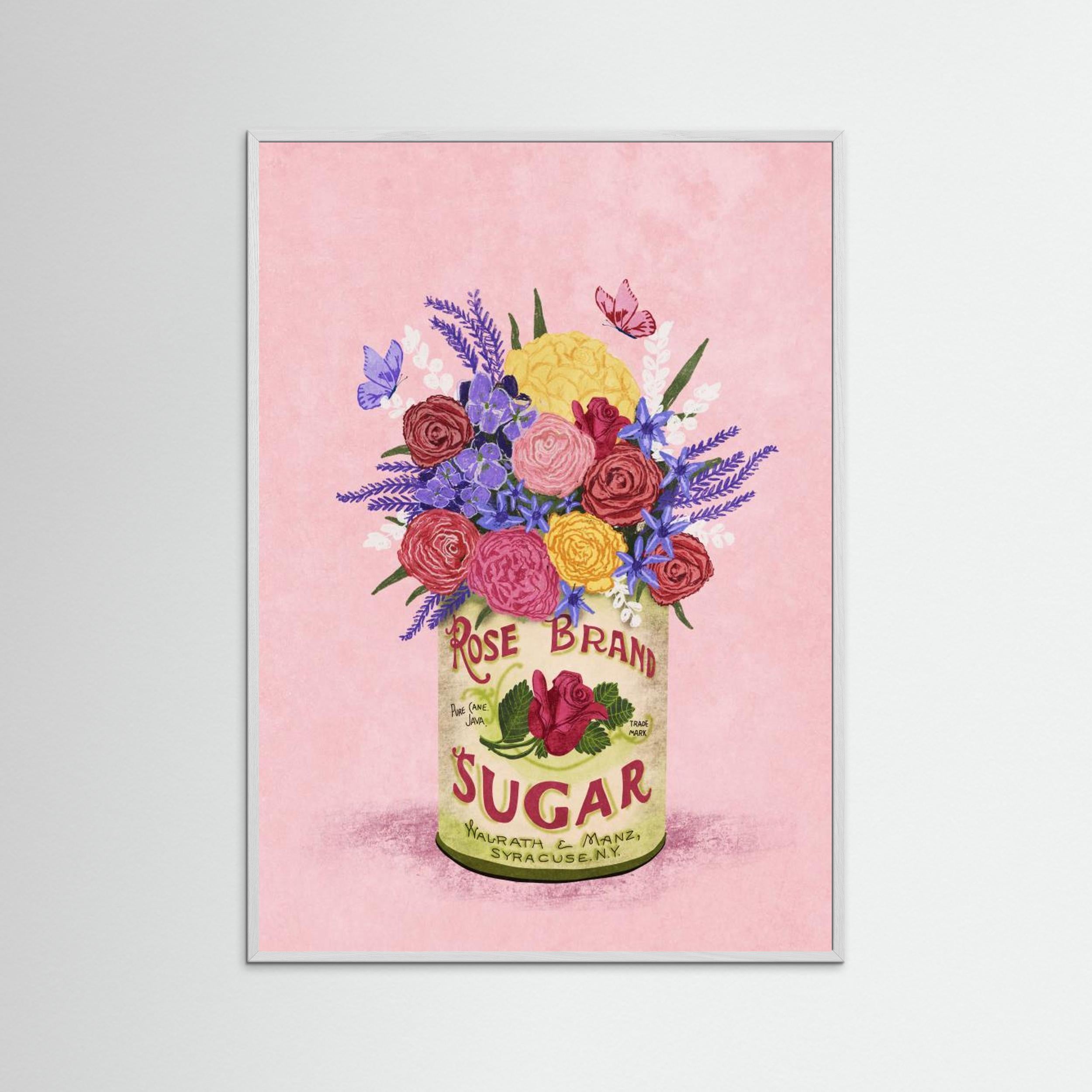 Flowers In a vintage Can by Raissa Oltmanns