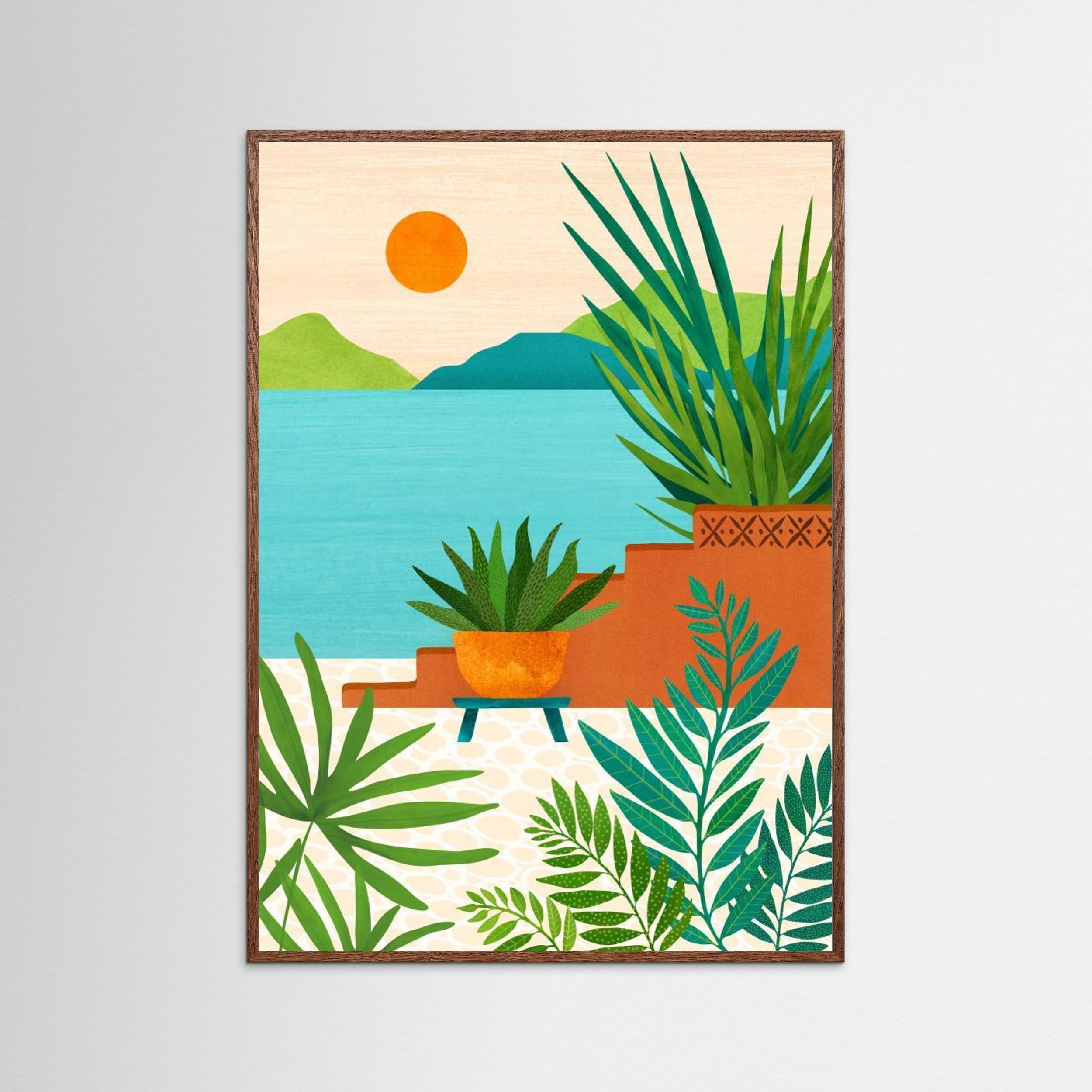 Bali Coast Sunset by Kristian Gallagher