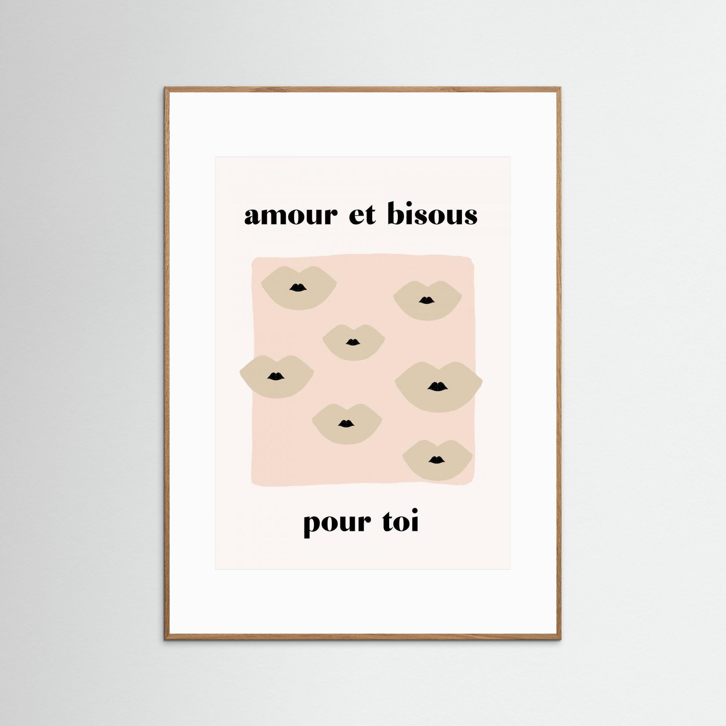 French Kiss Poster by Aislinn Simmonds