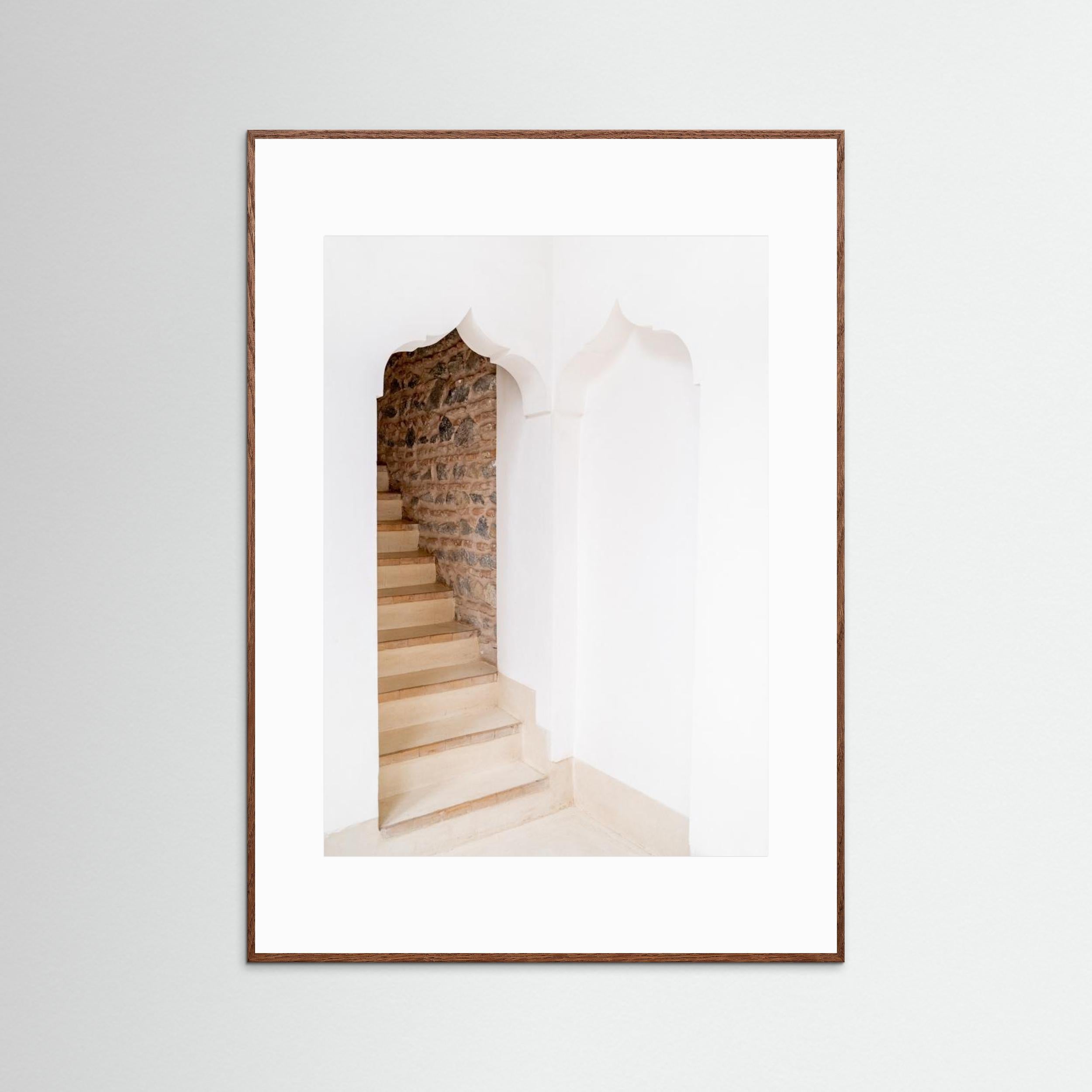 Arch Stairway In Riad In Marrakech   Ibiza Boho Travel Photography 1 by Henrike Schenk