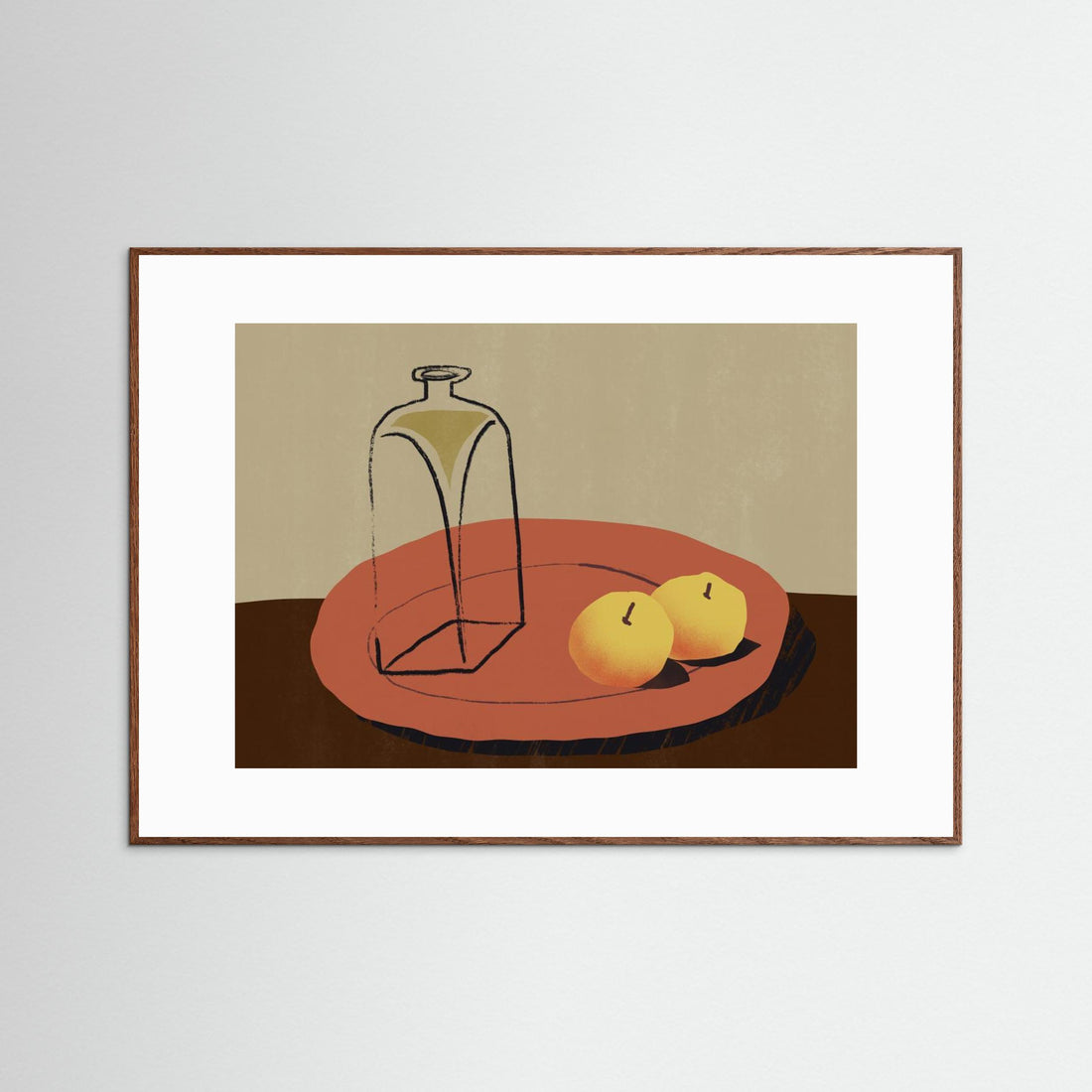 Jar and apple by Little Dean