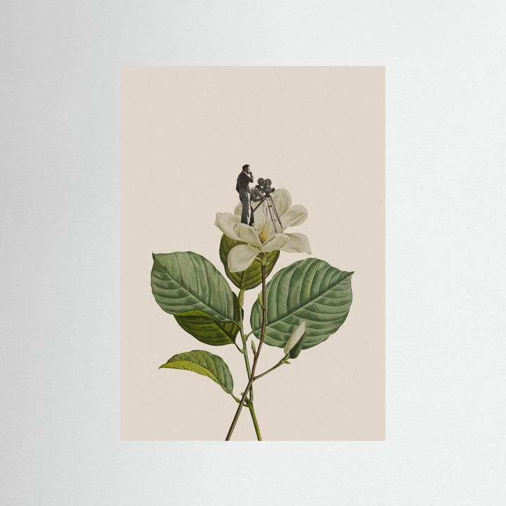 Botanical vintage cameraman by Frida Floral Studio