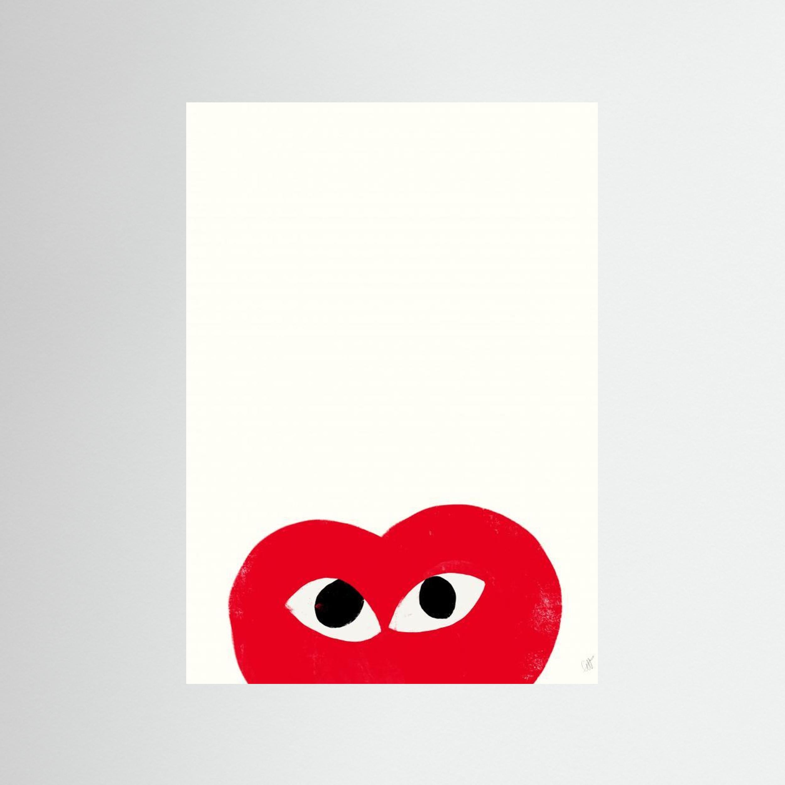 Red heart by Anne Marie Volfova