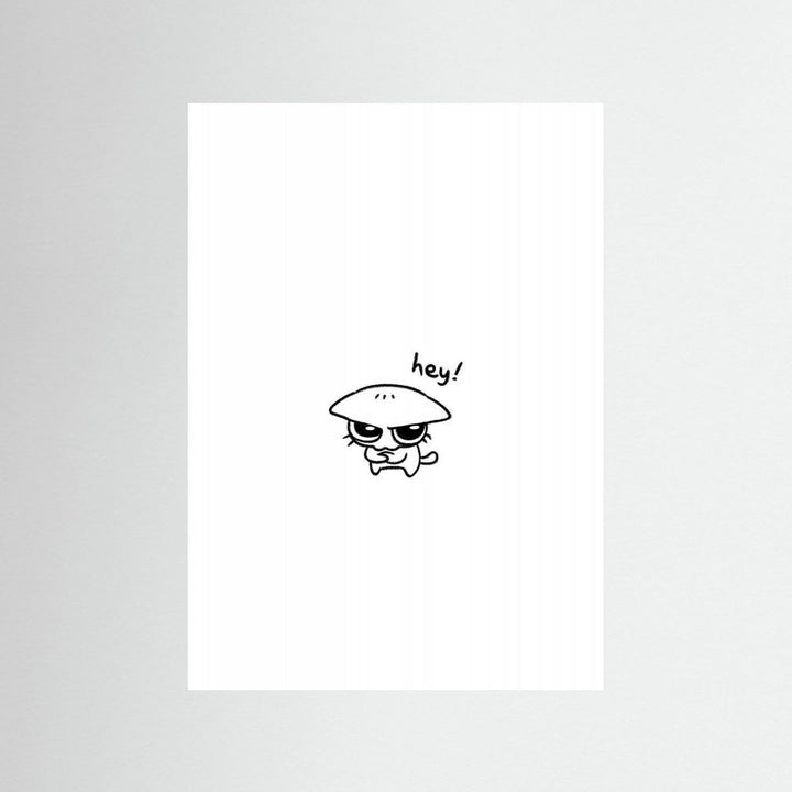 Hey Grumpy Mushroom by Xuan Thai