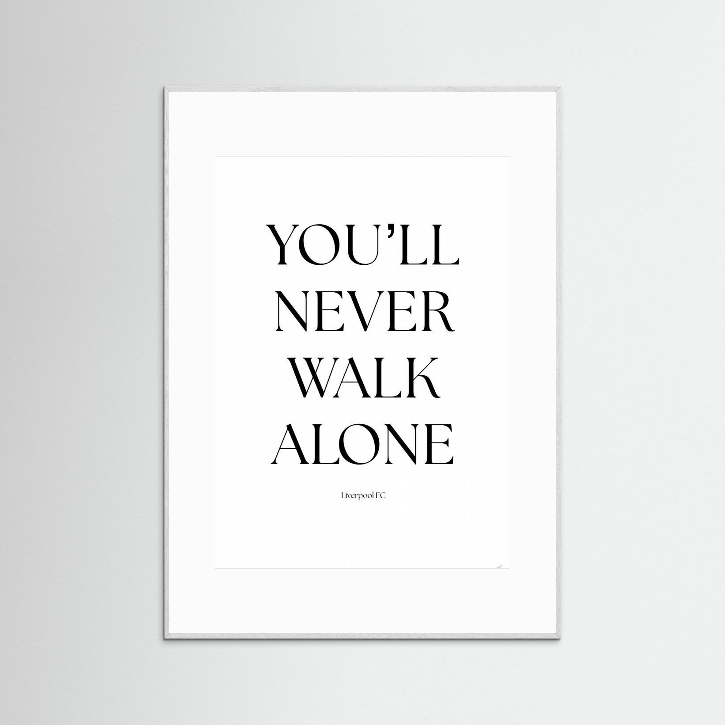 You will never walk alone by Anne Marie Volfova
