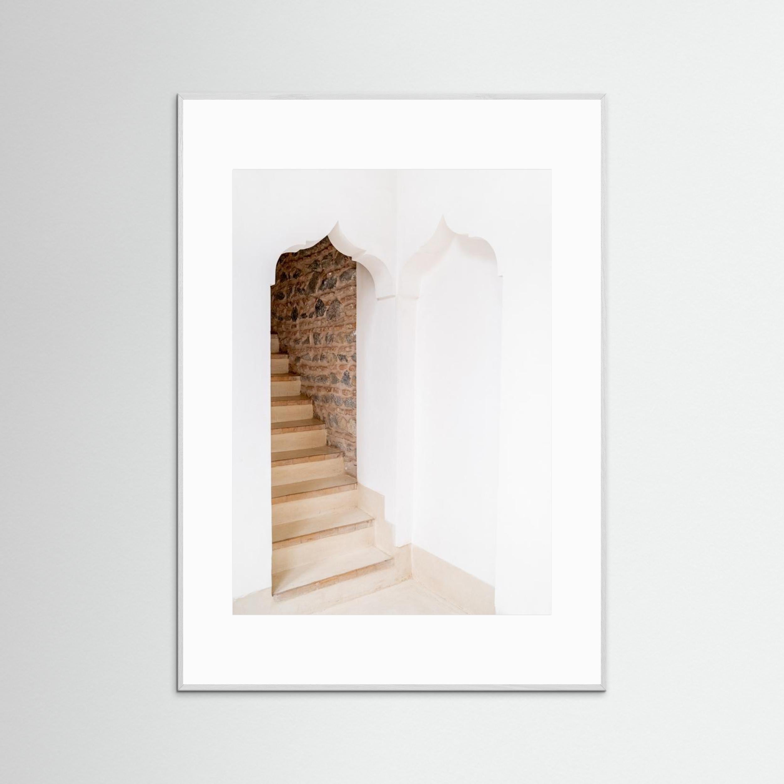 Arch Stairway In Riad In Marrakech   Ibiza Boho Travel Photography 1 by Henrike Schenk