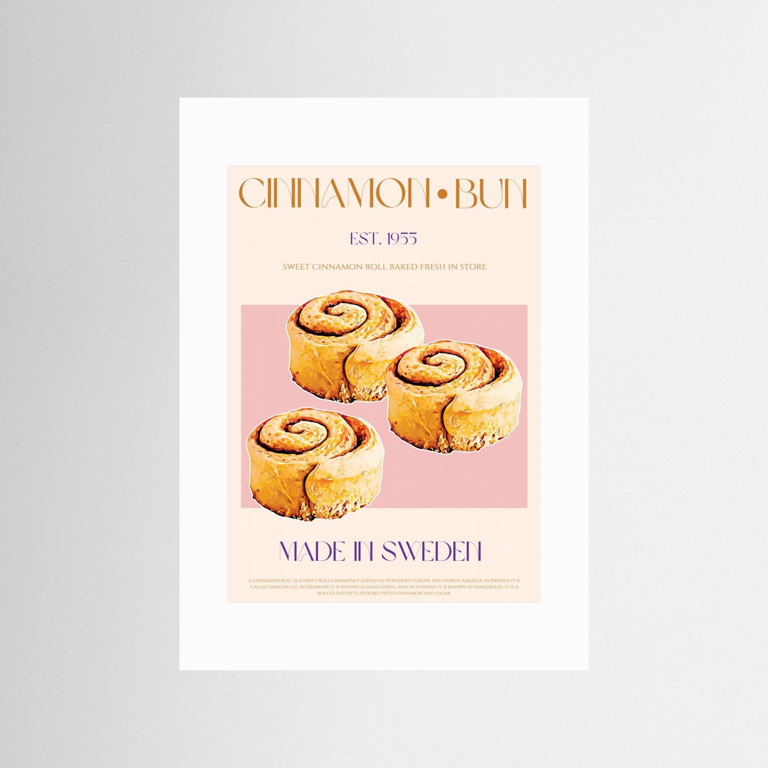 23ratiocinnamonbunprint by Nazma Khokhar