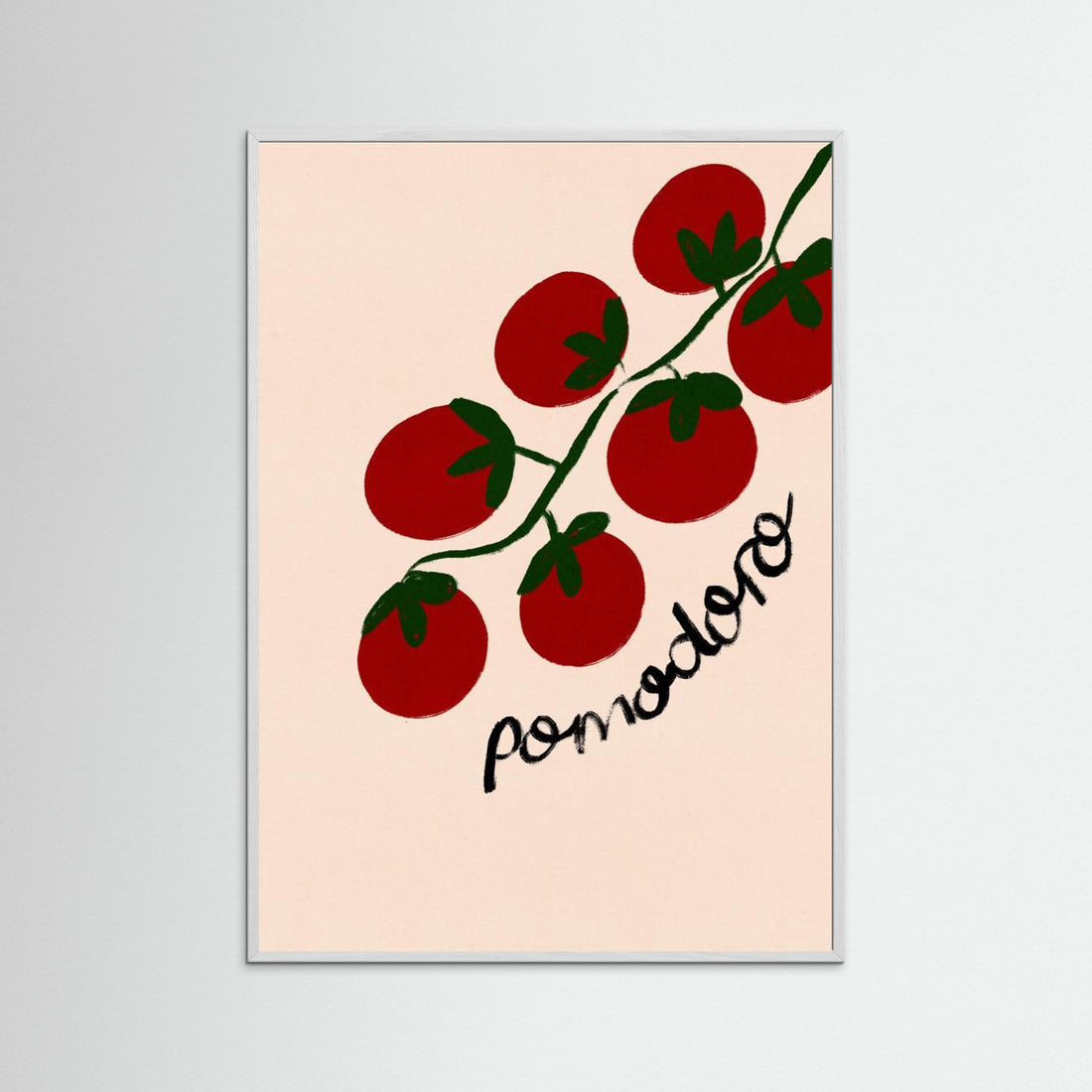 Pomodoro Tomato Italian Food Poster by Dirkie Nell