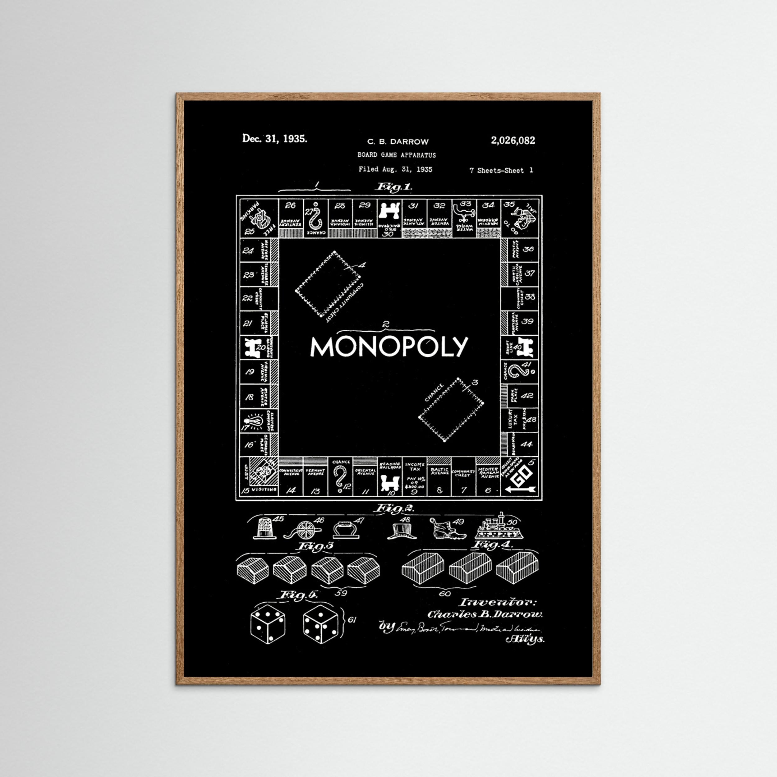 Board Game Patent 1935 by Andreas Magnusson