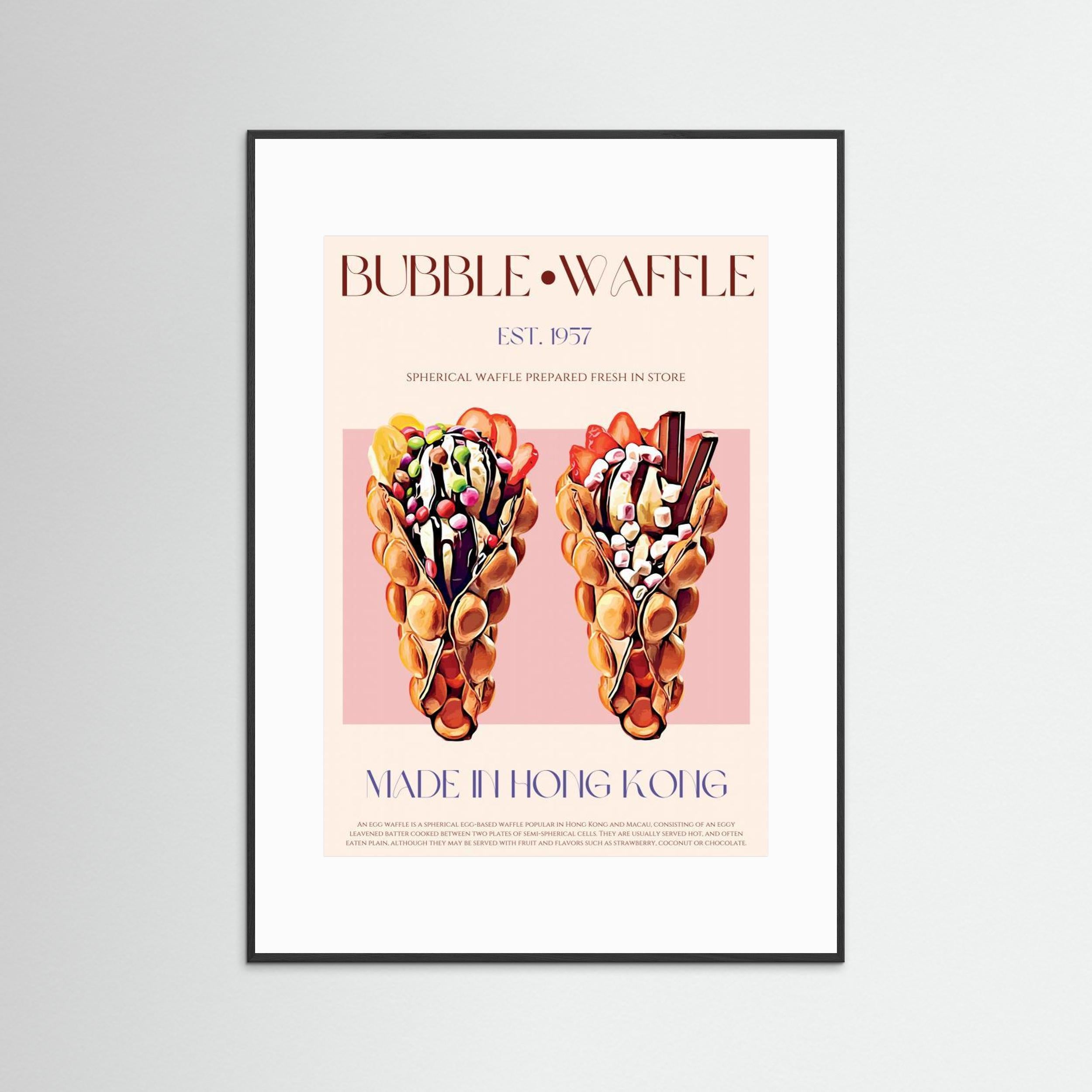 23ratiobubblewaffleprint by Nazma Khokhar