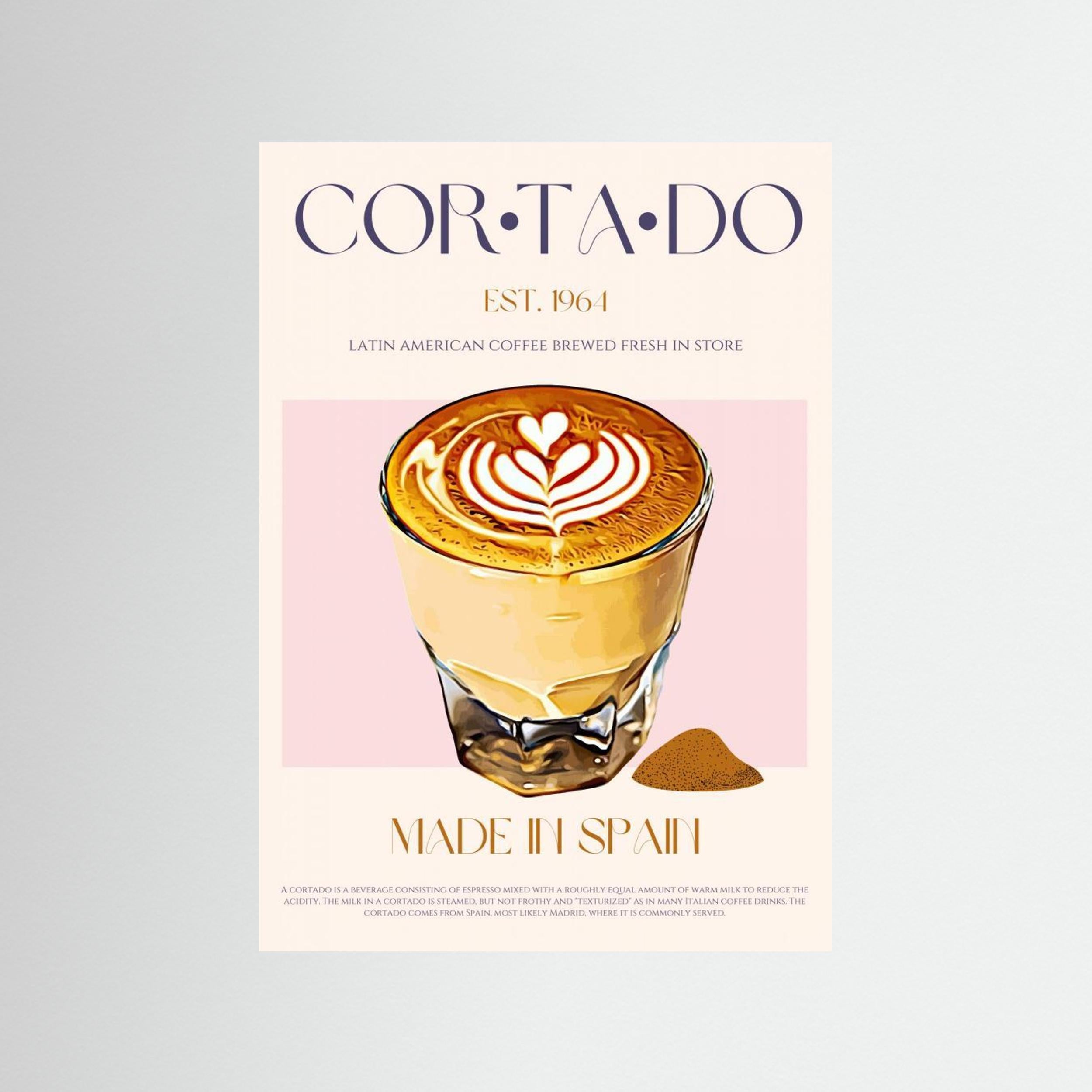 Cortado Coffee by Nazma Khokhar