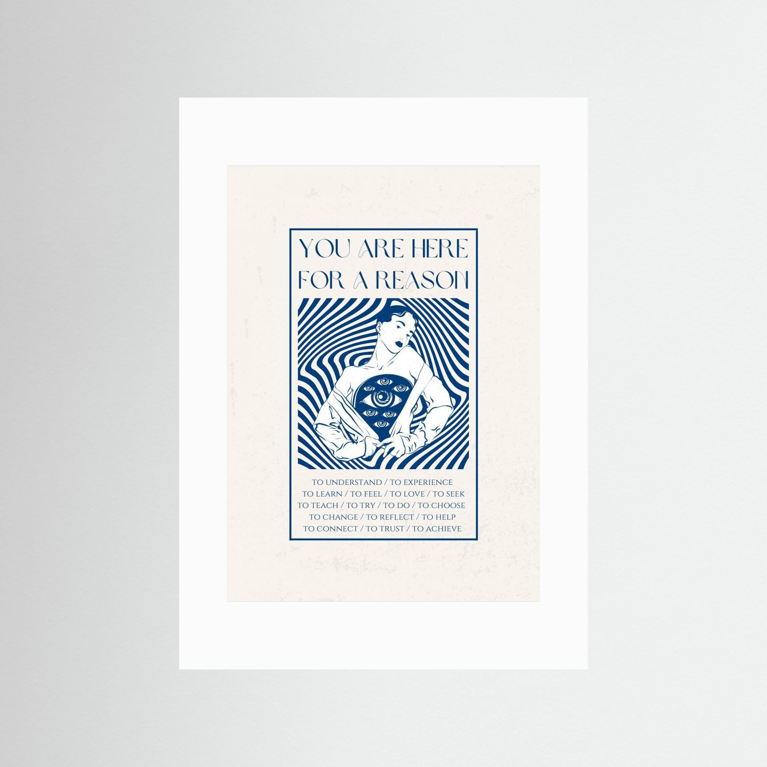 Stylized Human Figure Revealing Multiple Eyes On The chest by Nazma Khokhar