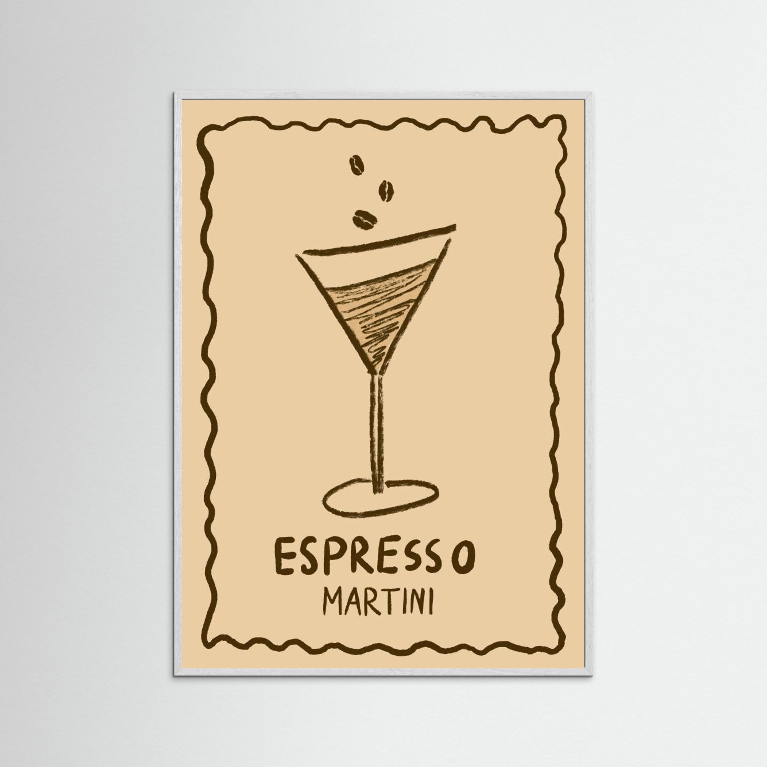 Poster Espresso Martini Up by Studio Dolci